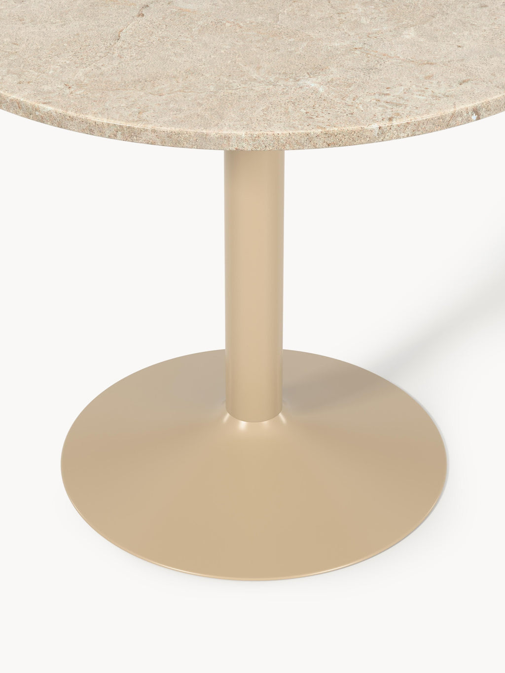 Runder Marmor-Esstisch Miley, Ø 90 cm