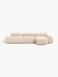 Galeriebild 1 - Modulares Bouclé-Ecksofa Wolke (4-Sitzer)