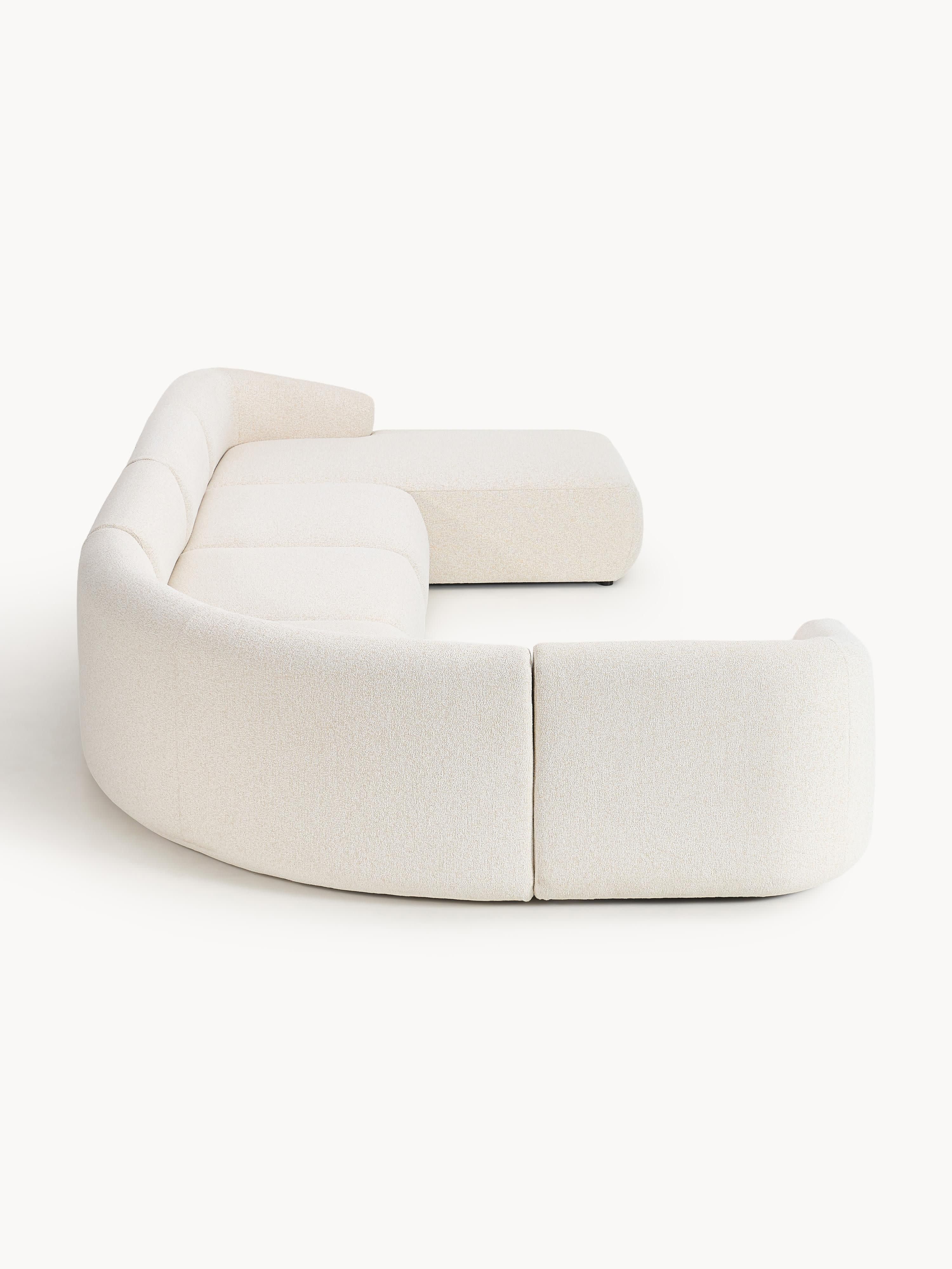 Modulares Bouclé-XL-Sofa Sofia
