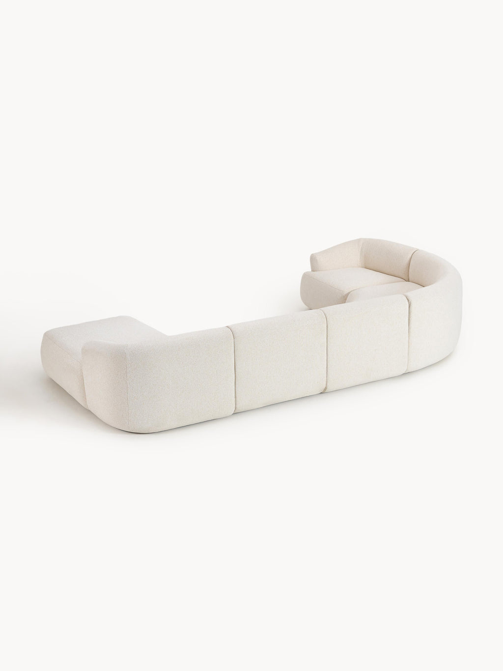 Modulares Bouclé-XL-Sofa Sofia