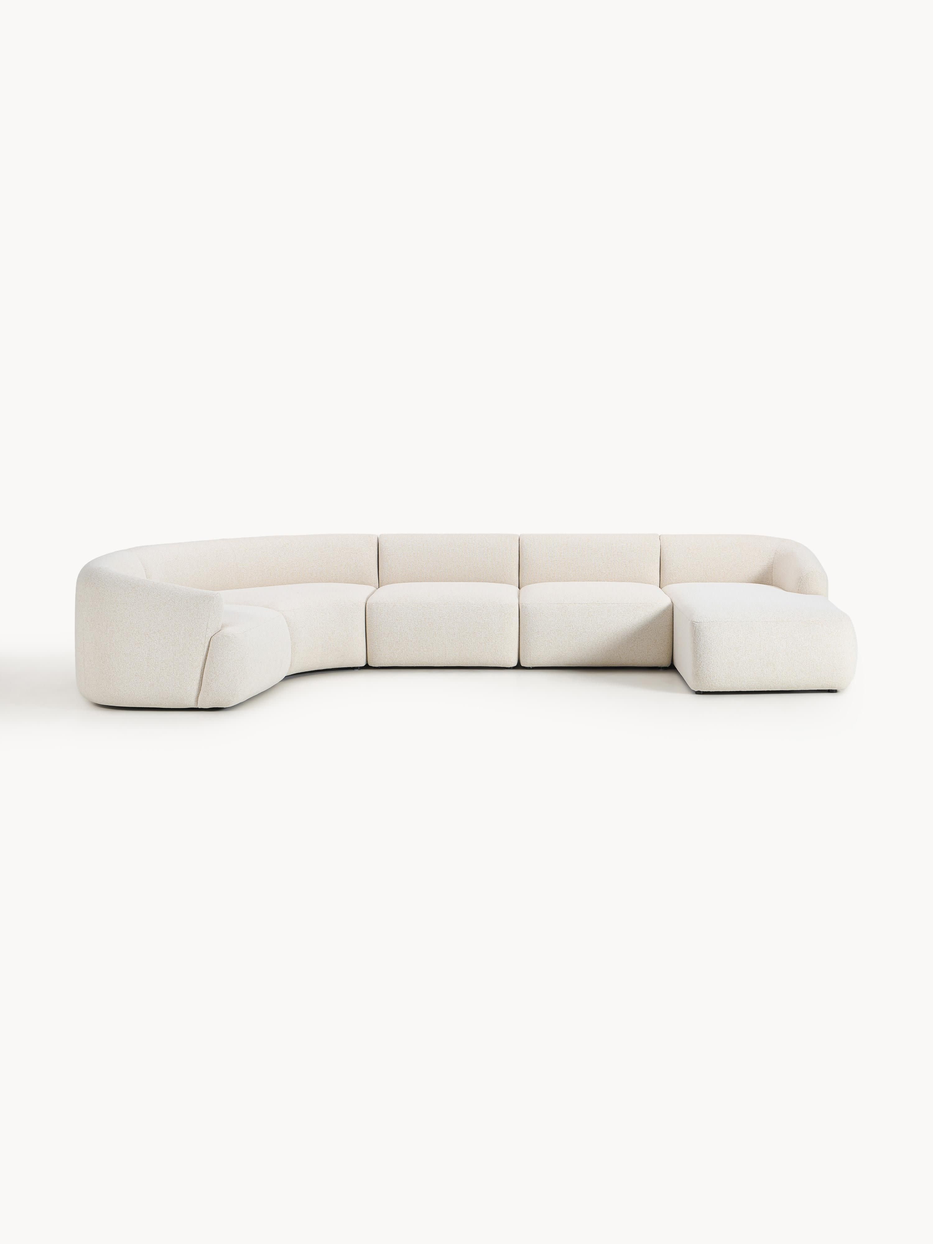 Modulares Bouclé-XL-Sofa Sofia