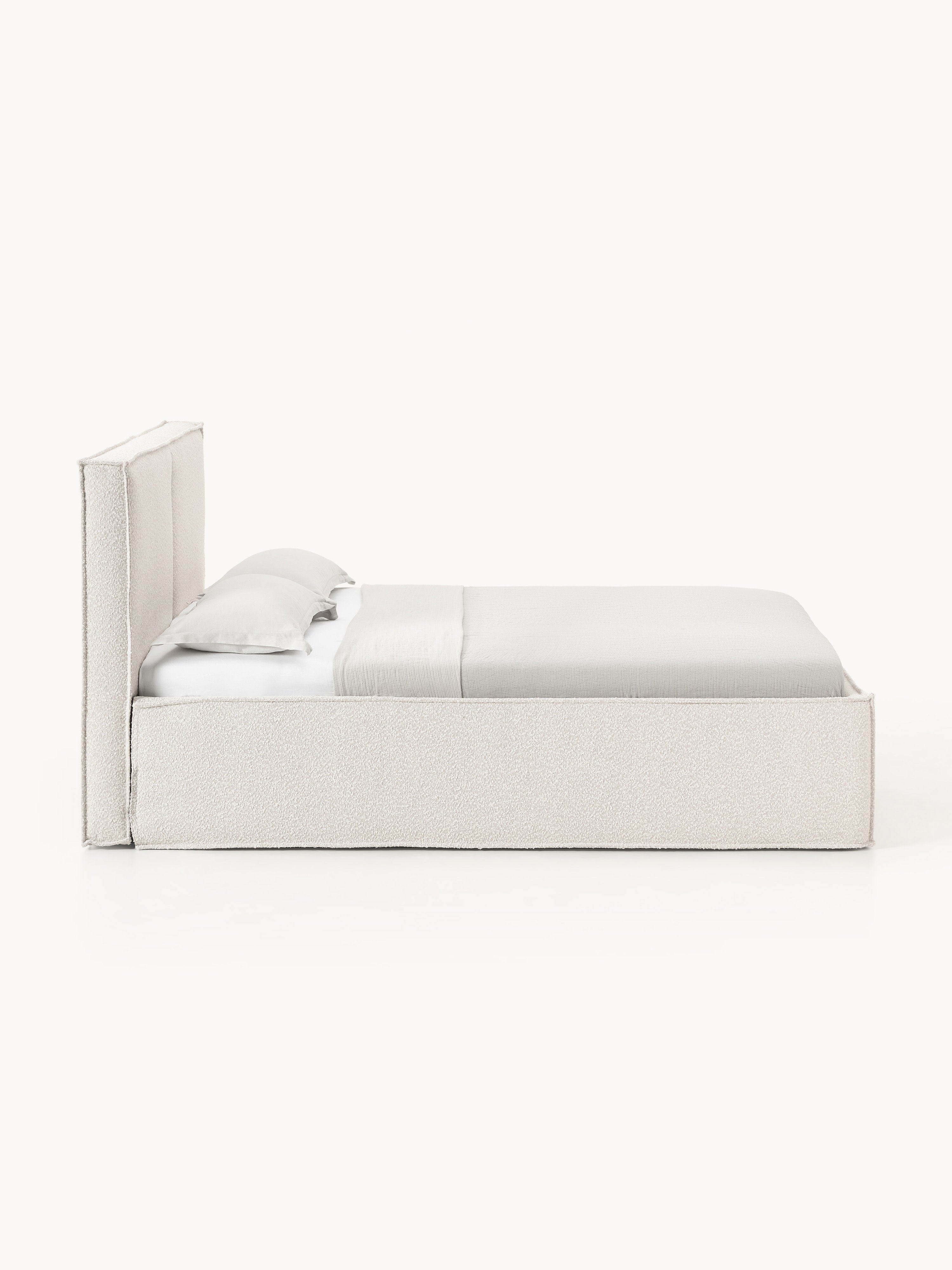 Bouclé-Polsterbett Dream