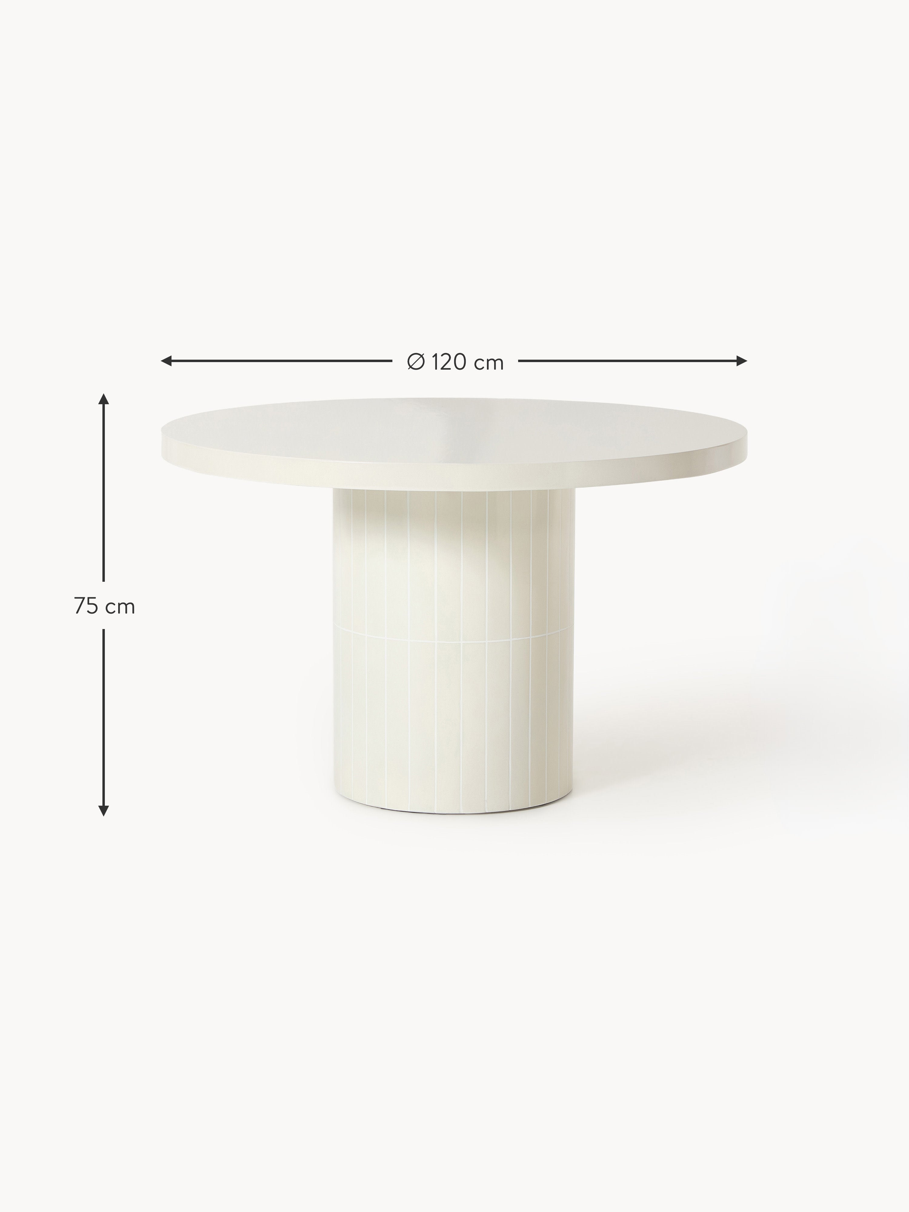 Runder Garten-Esstisch Saya, Ø 120 cm