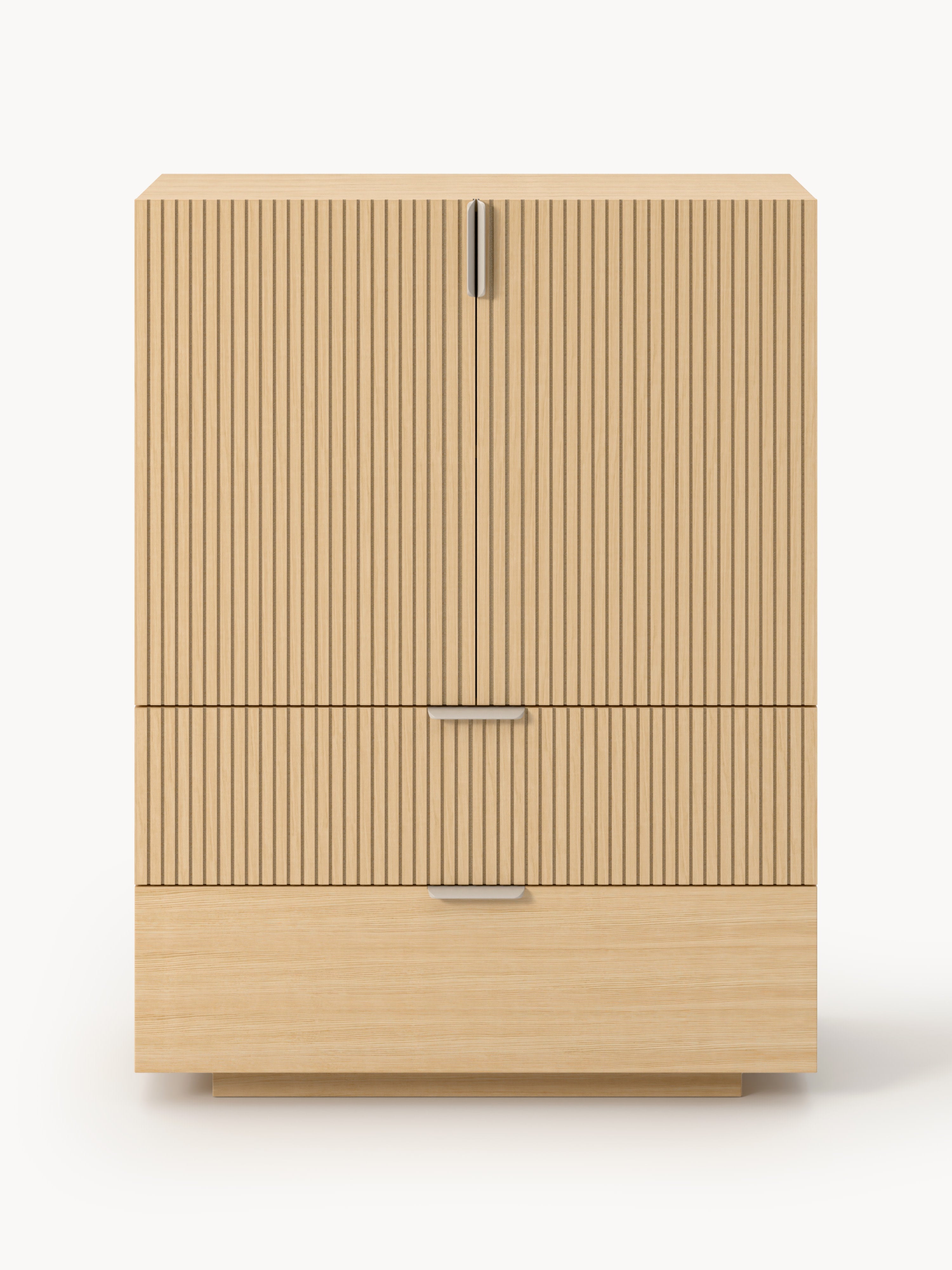 Holz-Highboard Sato