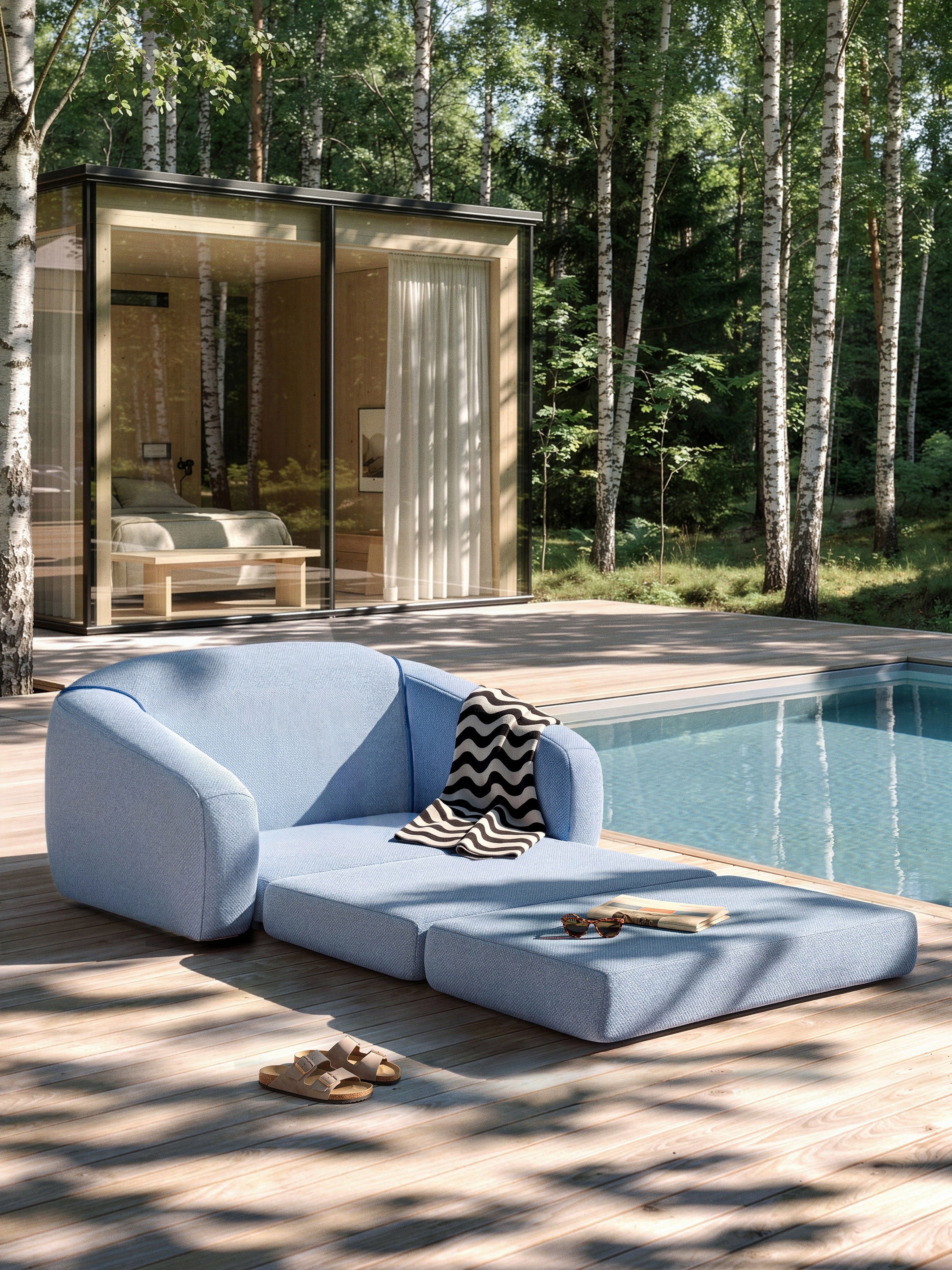 Garten-Sofa / Daybed Soleil (2-Sitzer)