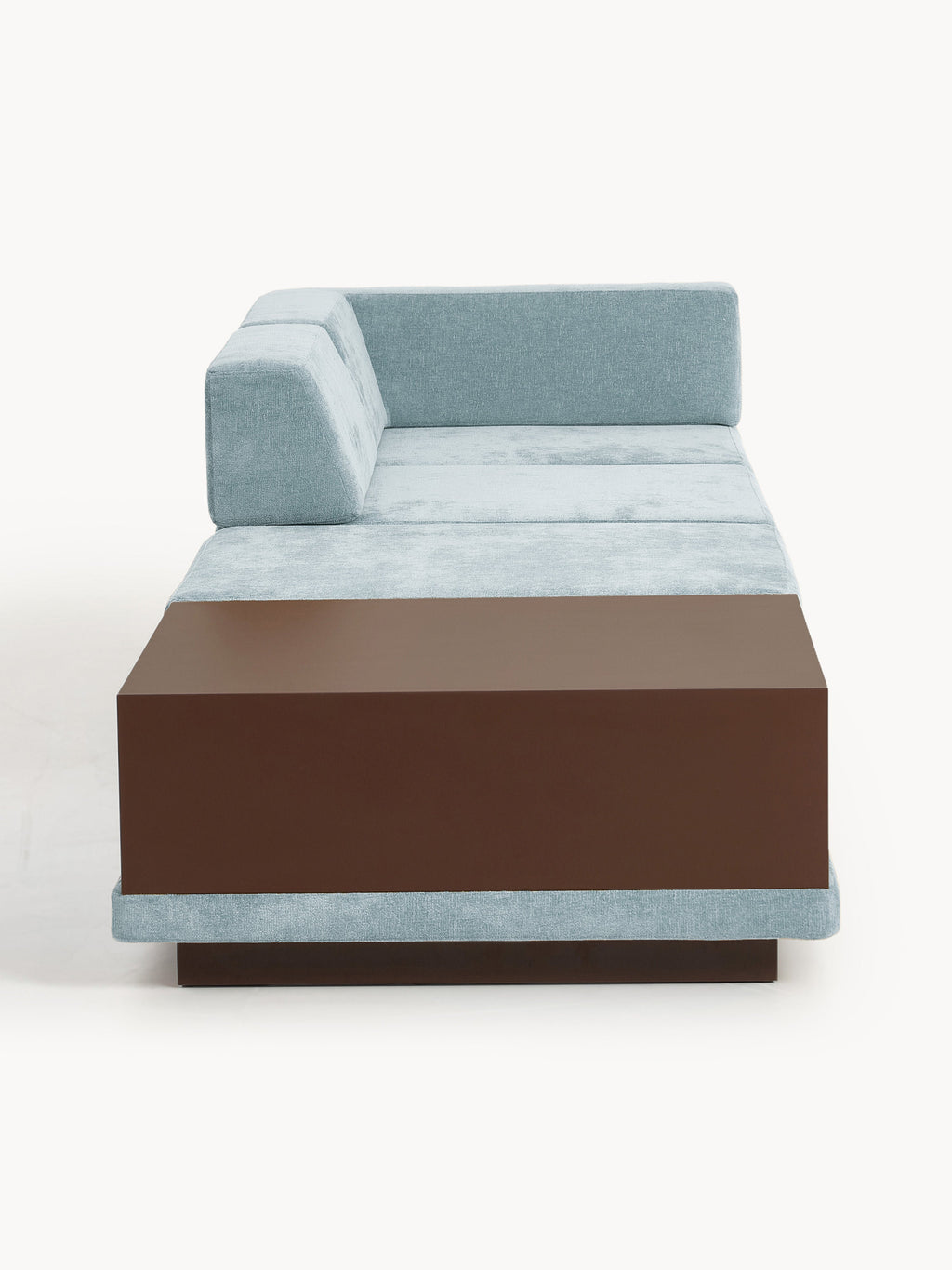 Modulares Sofa Colin (4-Sitzer) mit Couchtisch & Ottomane