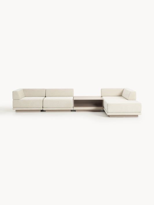 Modulares Ecksofa Colin (4-Sitzer) mit Couchtisch