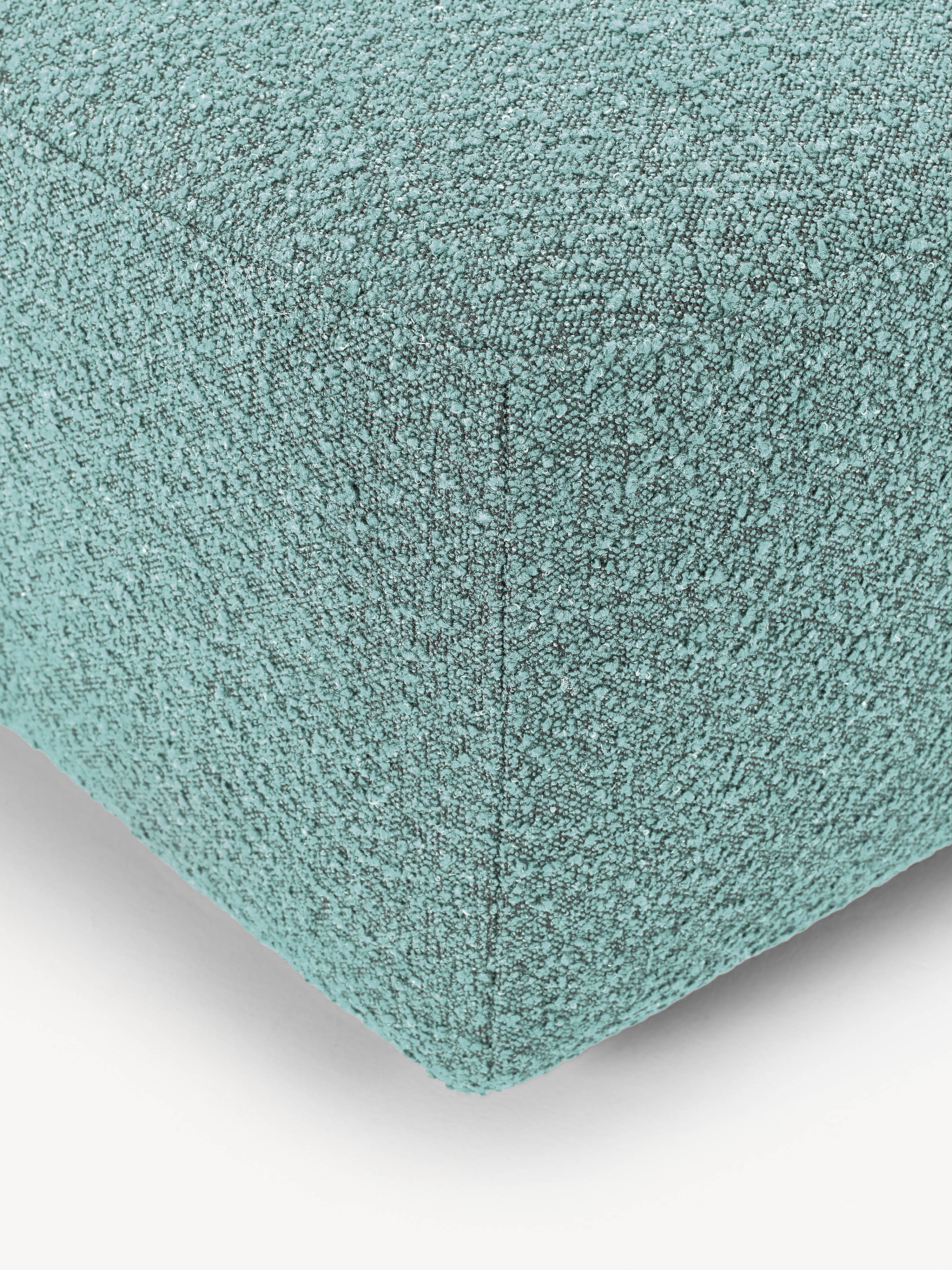 Bouclé-Sofa-Hocker Anton