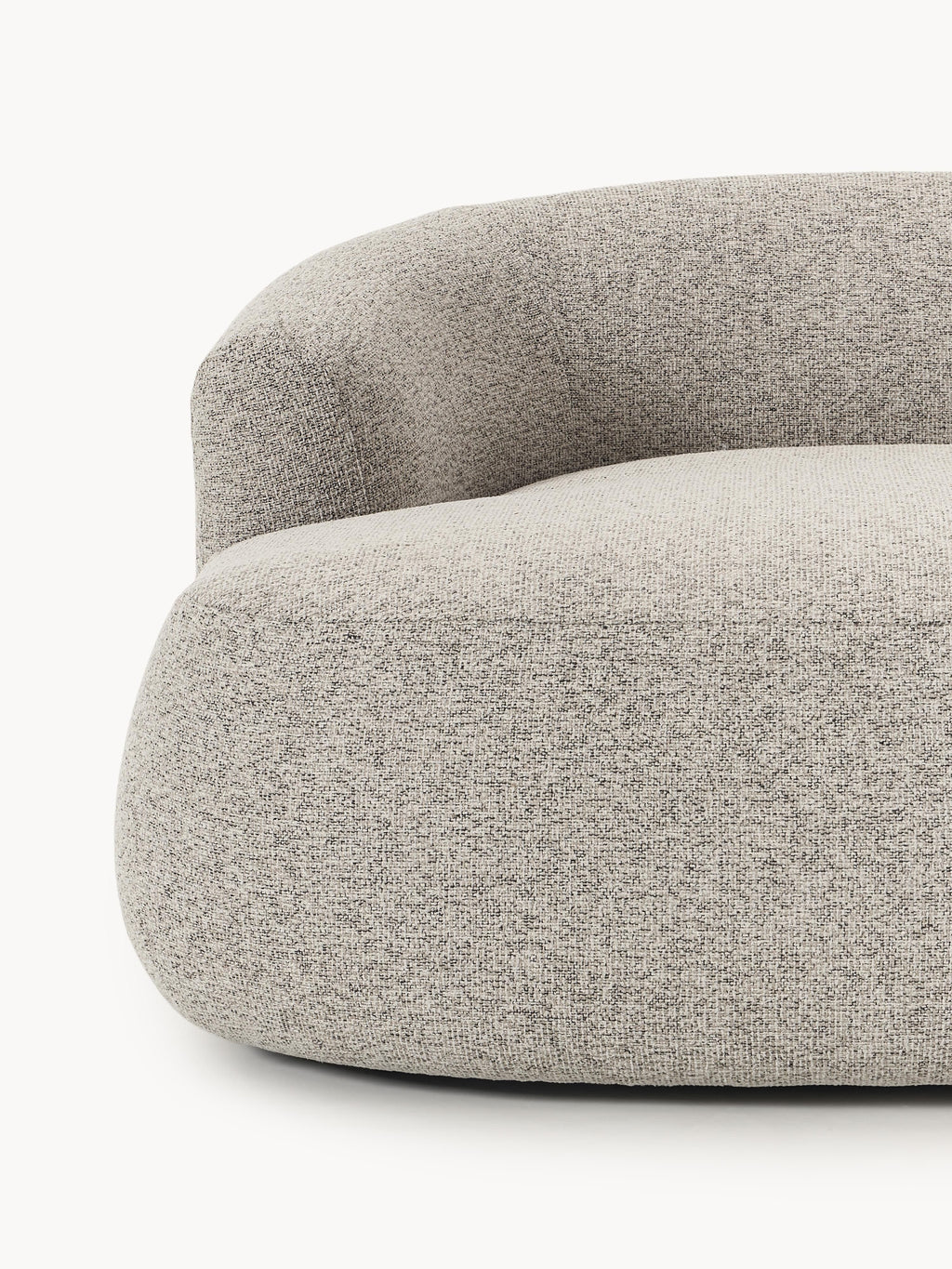 Bouclé-XL-Loungesessel Sofia
