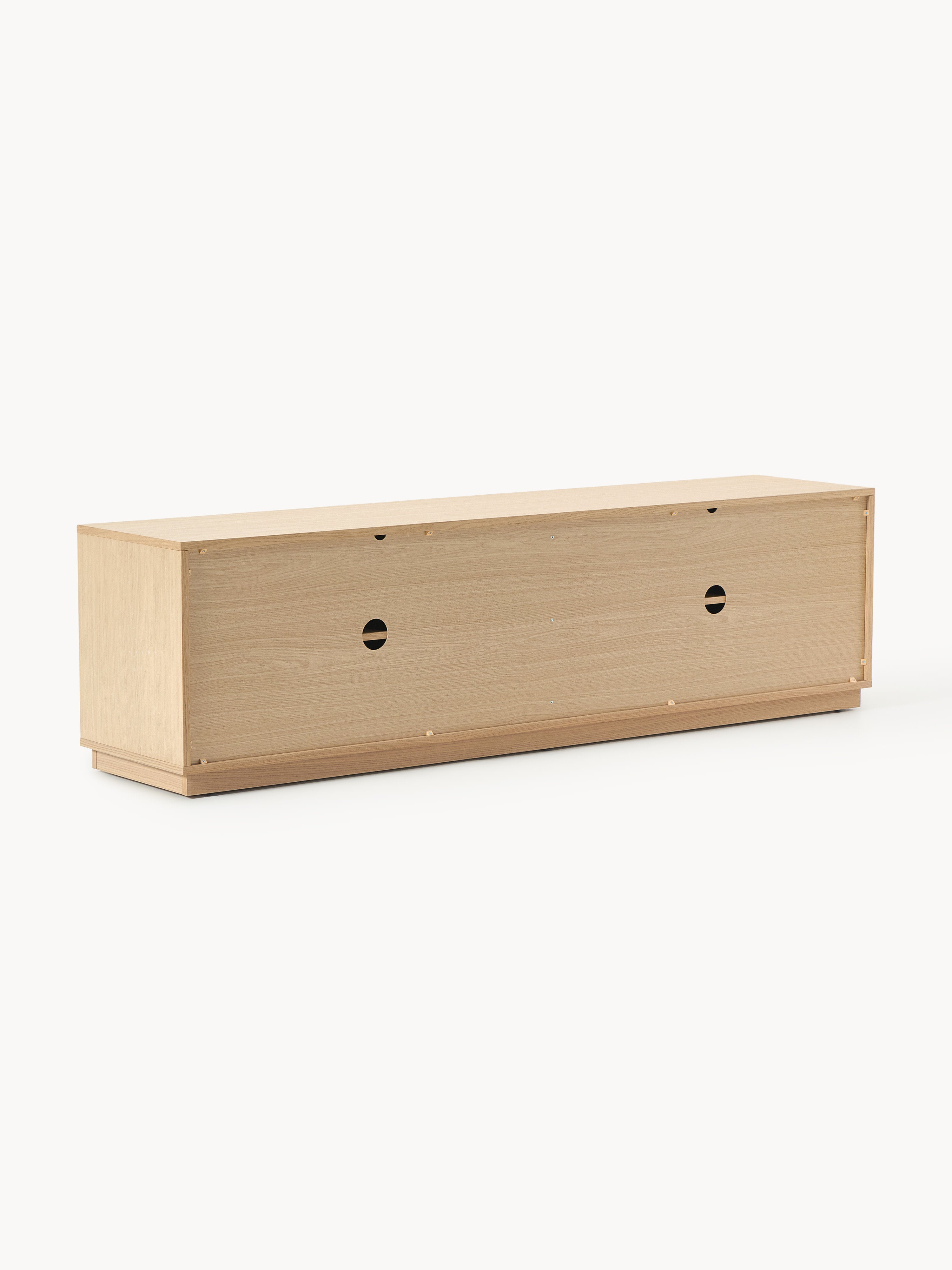 Holz-TV-Lowboard Wisp mit gepolsterter Front