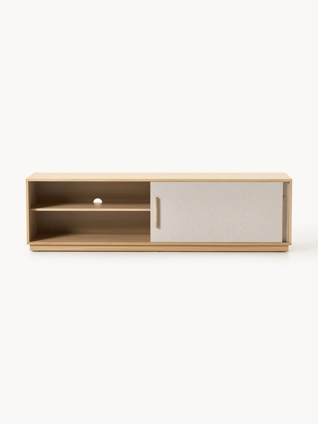 Holz-TV-Lowboard Wisp mit gepolsterter Front