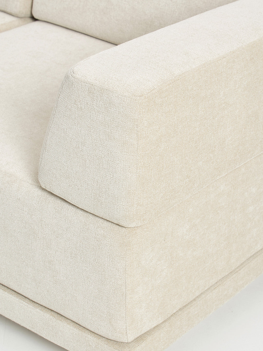 Modulares Sofa Colin (4-Sitzer) mit Couchtisch & Ottomane
