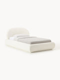Galeriebild 1 - Bouclé-Polster-Einzelbett Alba