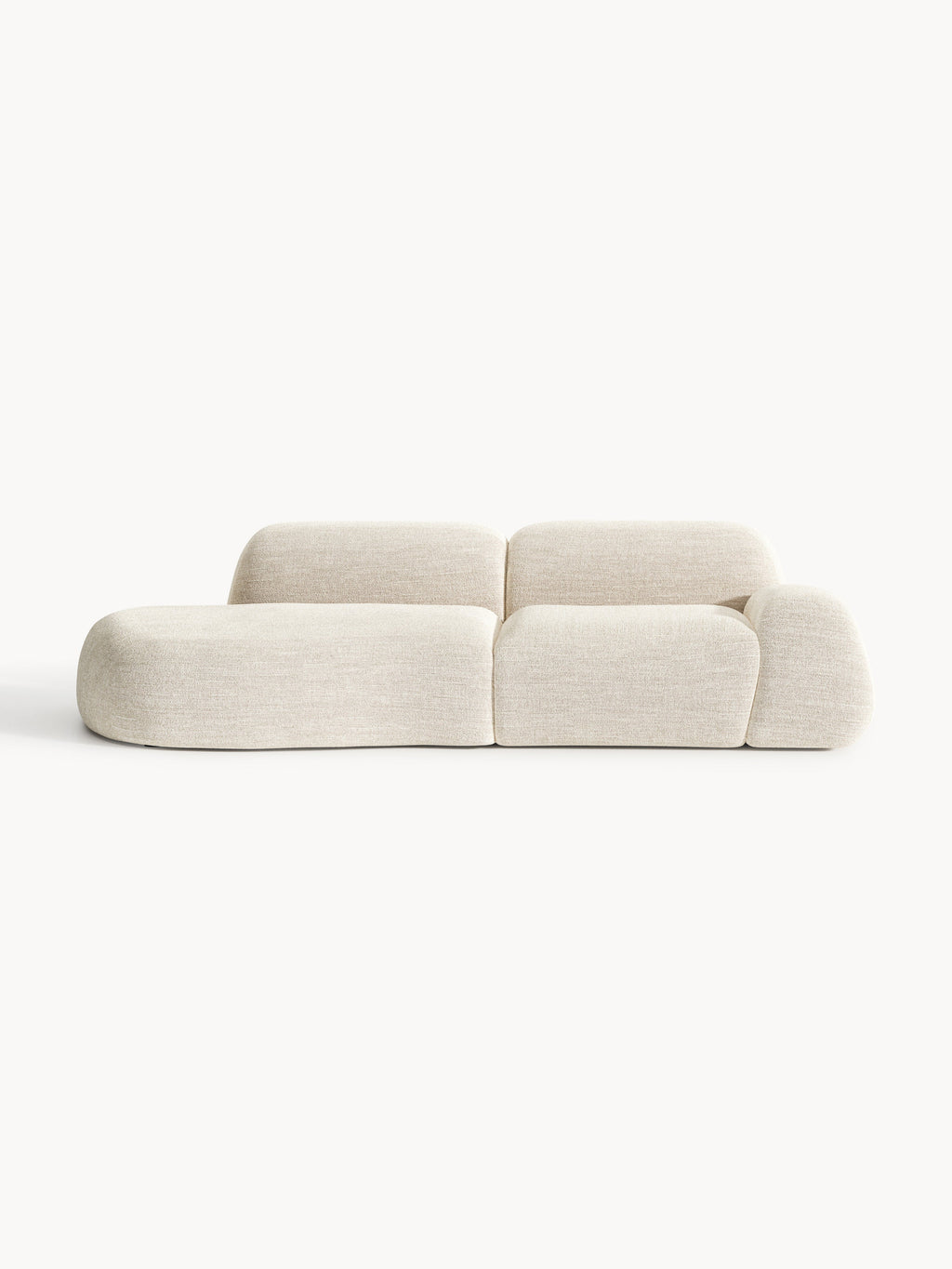 Galeriebild 1 - Modulare Bouclé-Chaise Wolke (3-Sitzer)