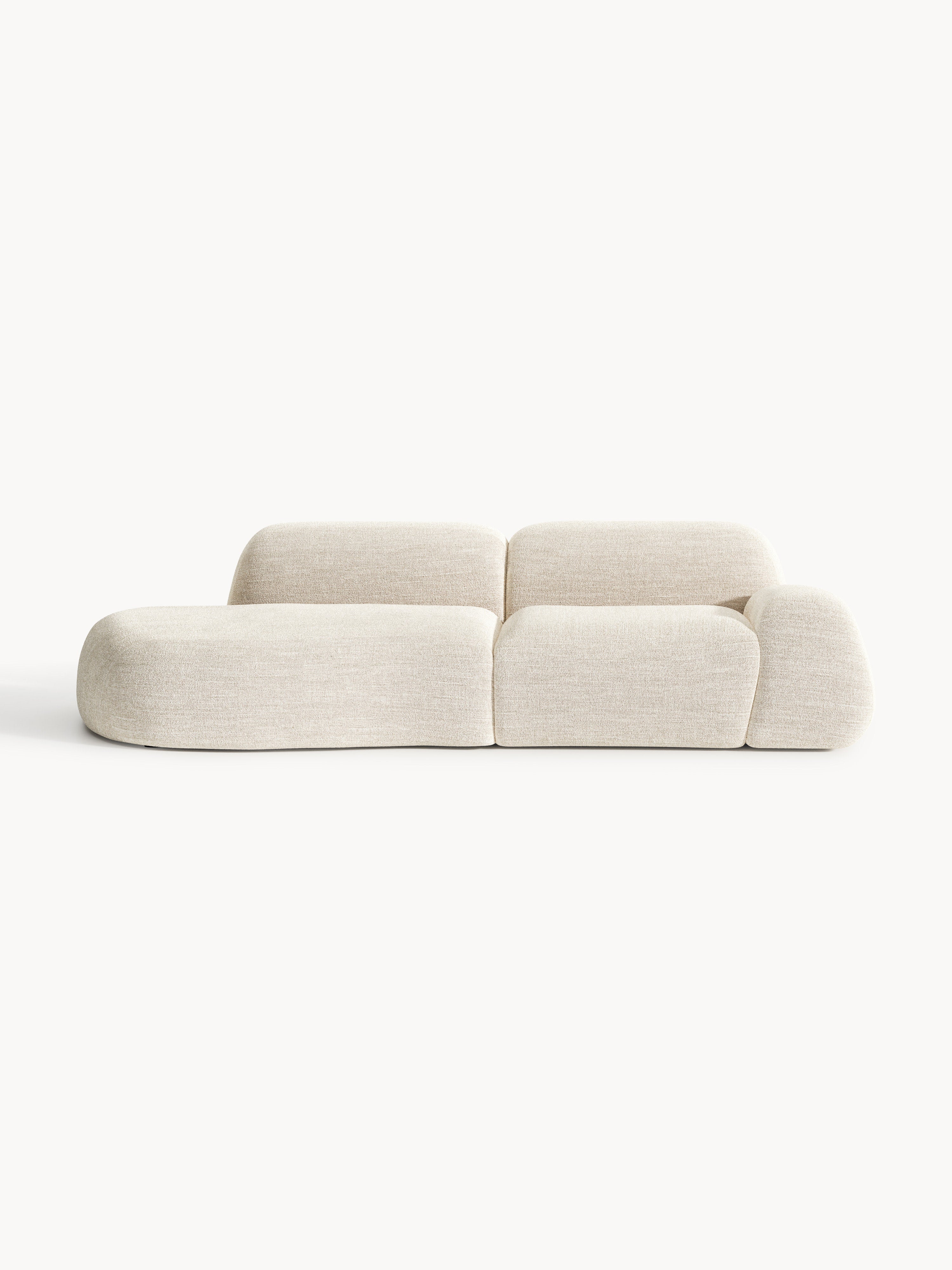 Galeriebild 1 - Modulare Bouclé-Chaise Wolke (3-Sitzer)