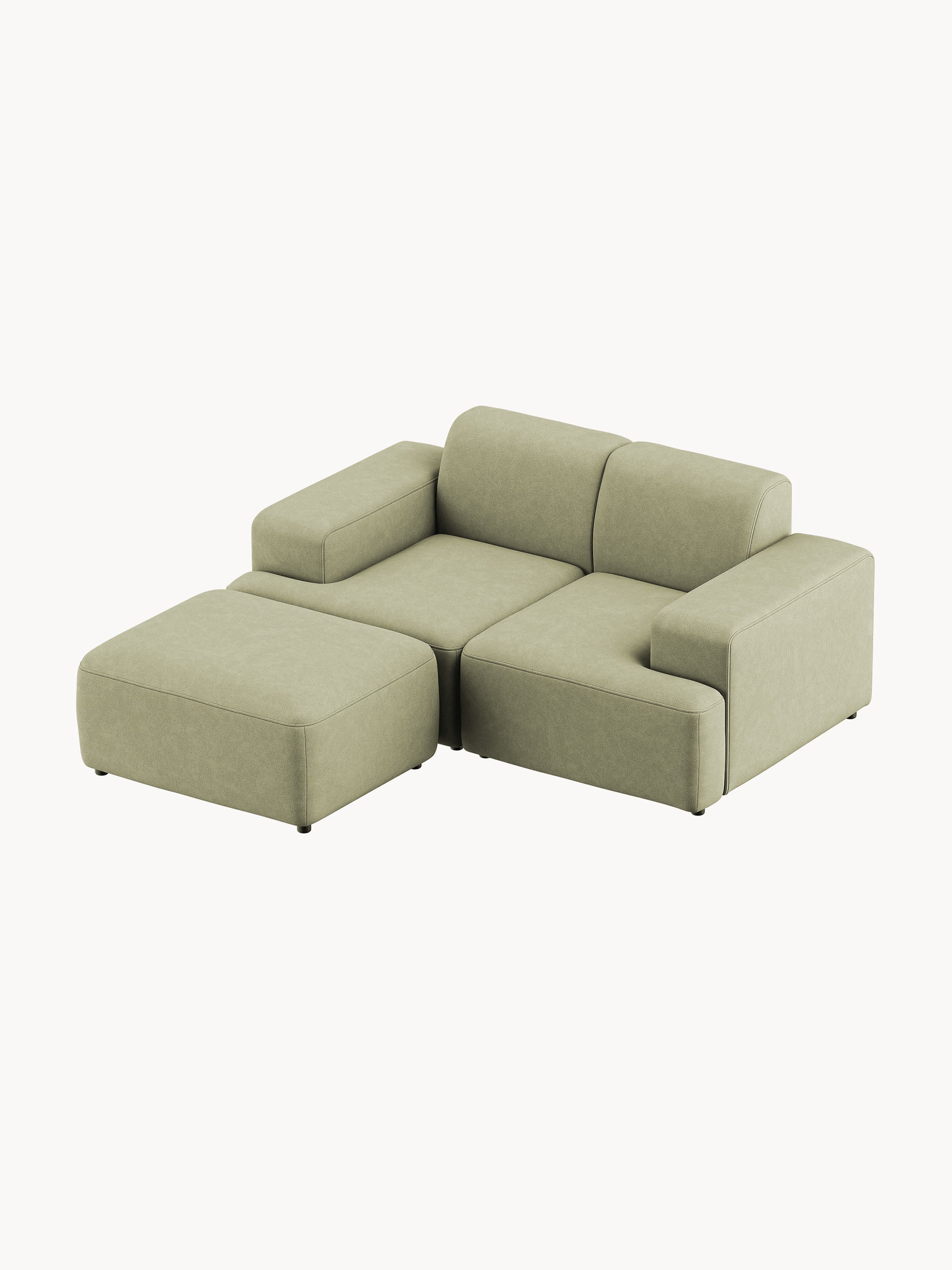 Sofa-Hocker Melva, B 99 x T 72 cm