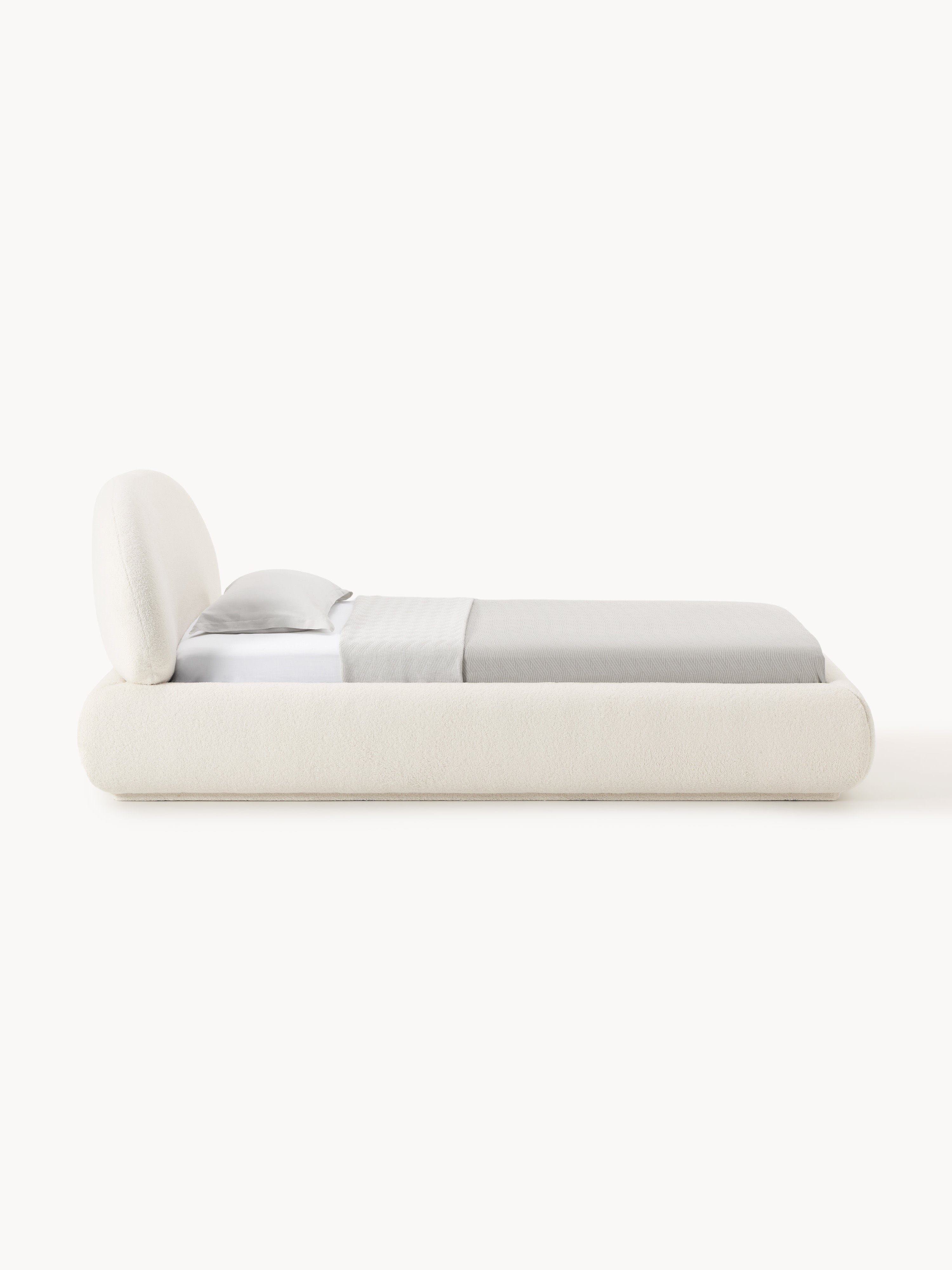 Teddy-Polster-Einzelbett Alba