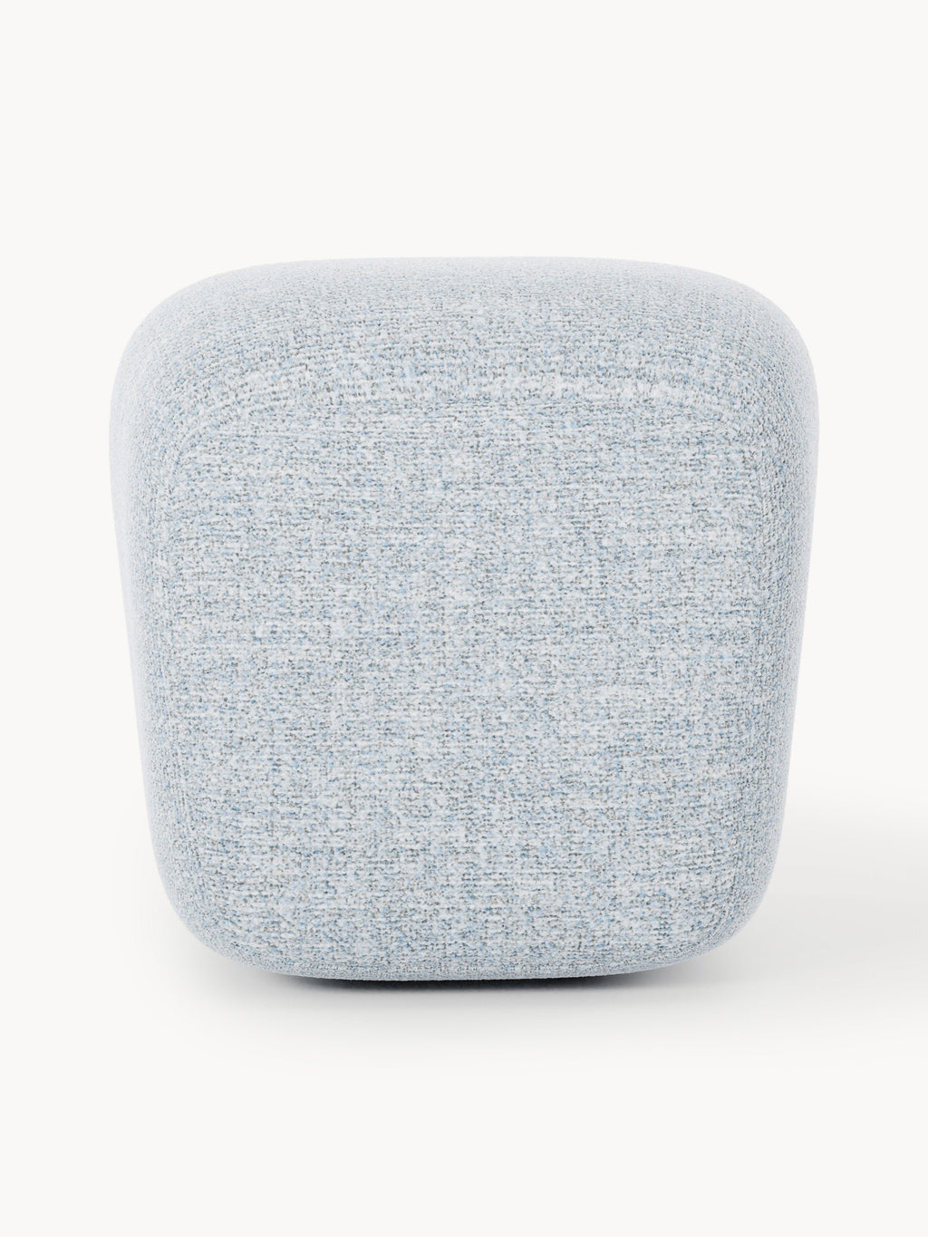 Hoher Bouclé-Sofa-Hocker Wolke