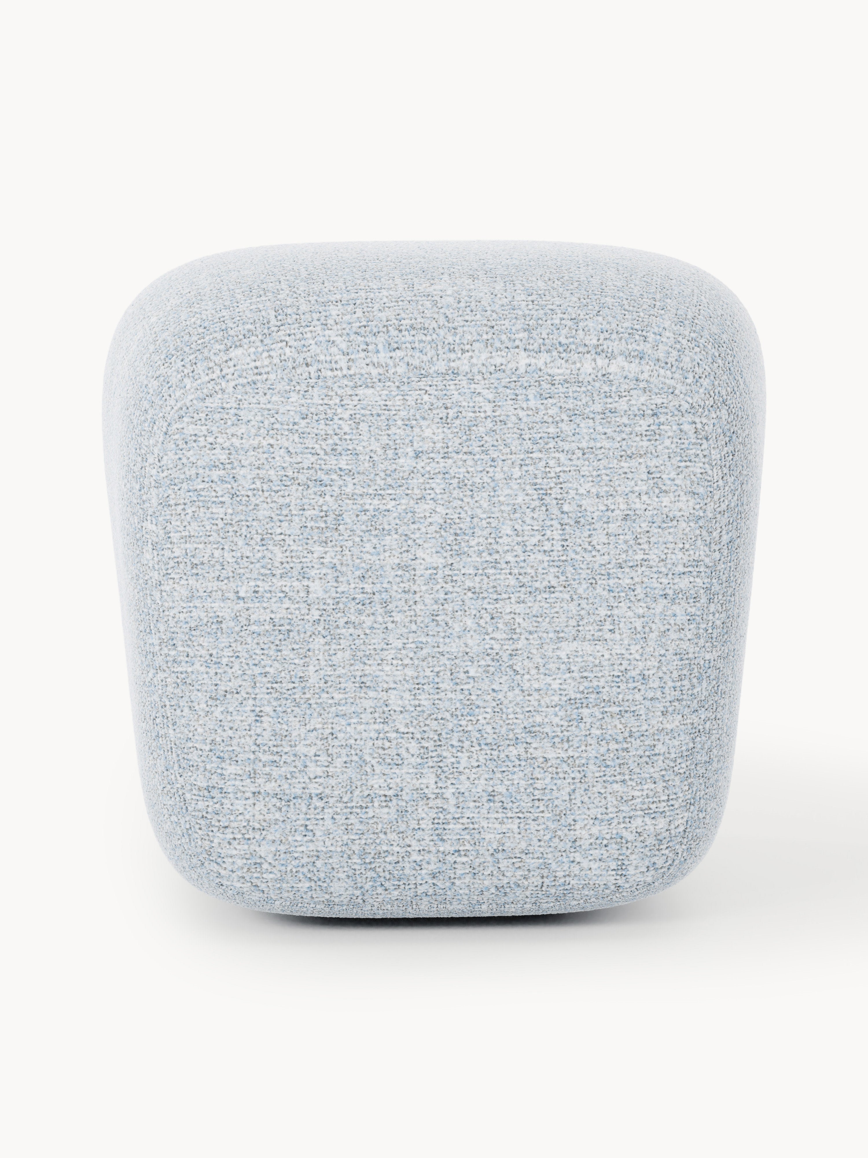 Hoher Bouclé-Sofa-Hocker Wolke