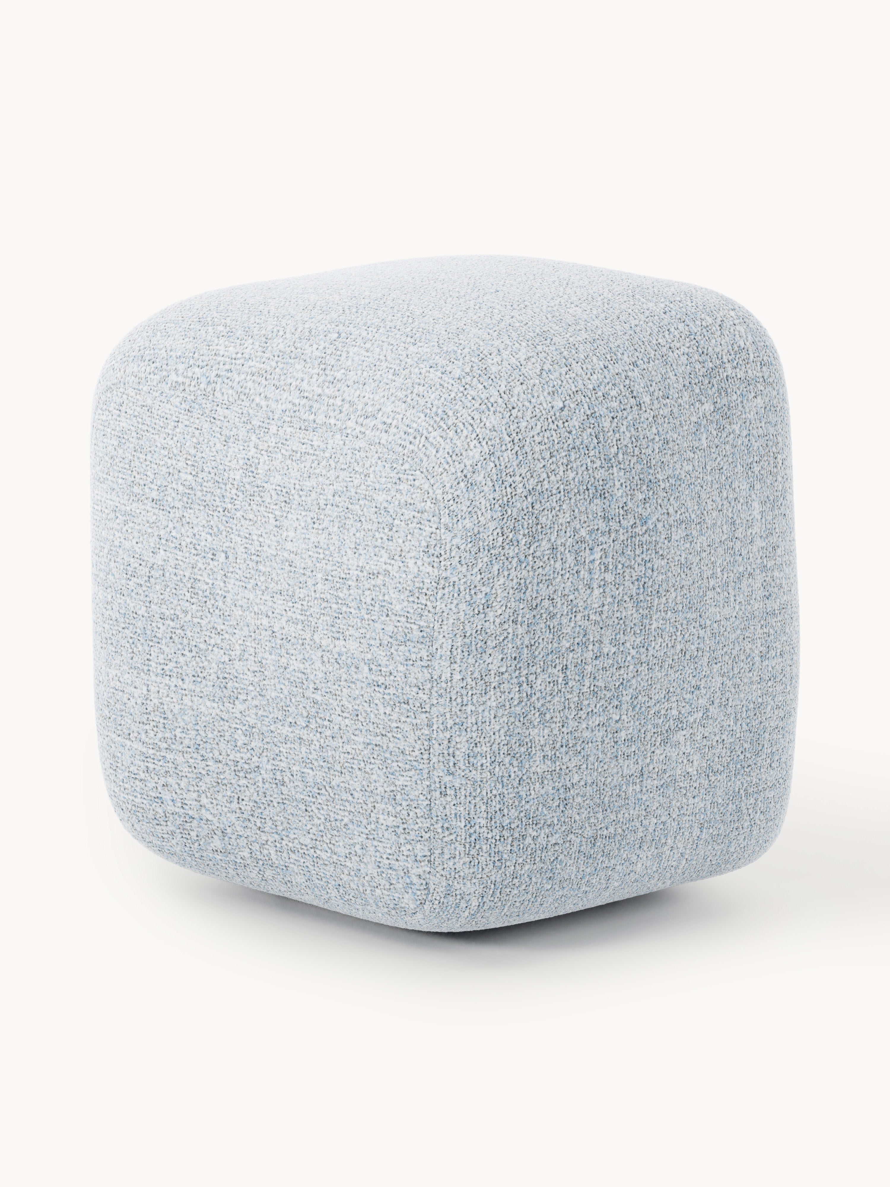Galeriebild 1 - Hoher Bouclé-Sofa-Hocker Wolke