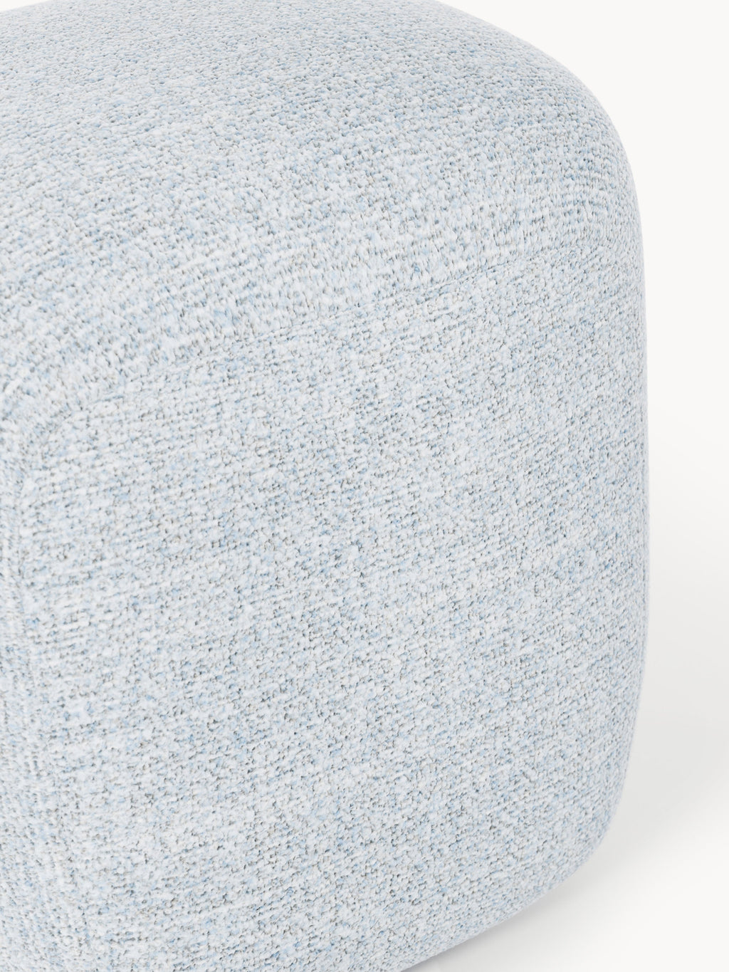 Hoher Bouclé-Sofa-Hocker Wolke