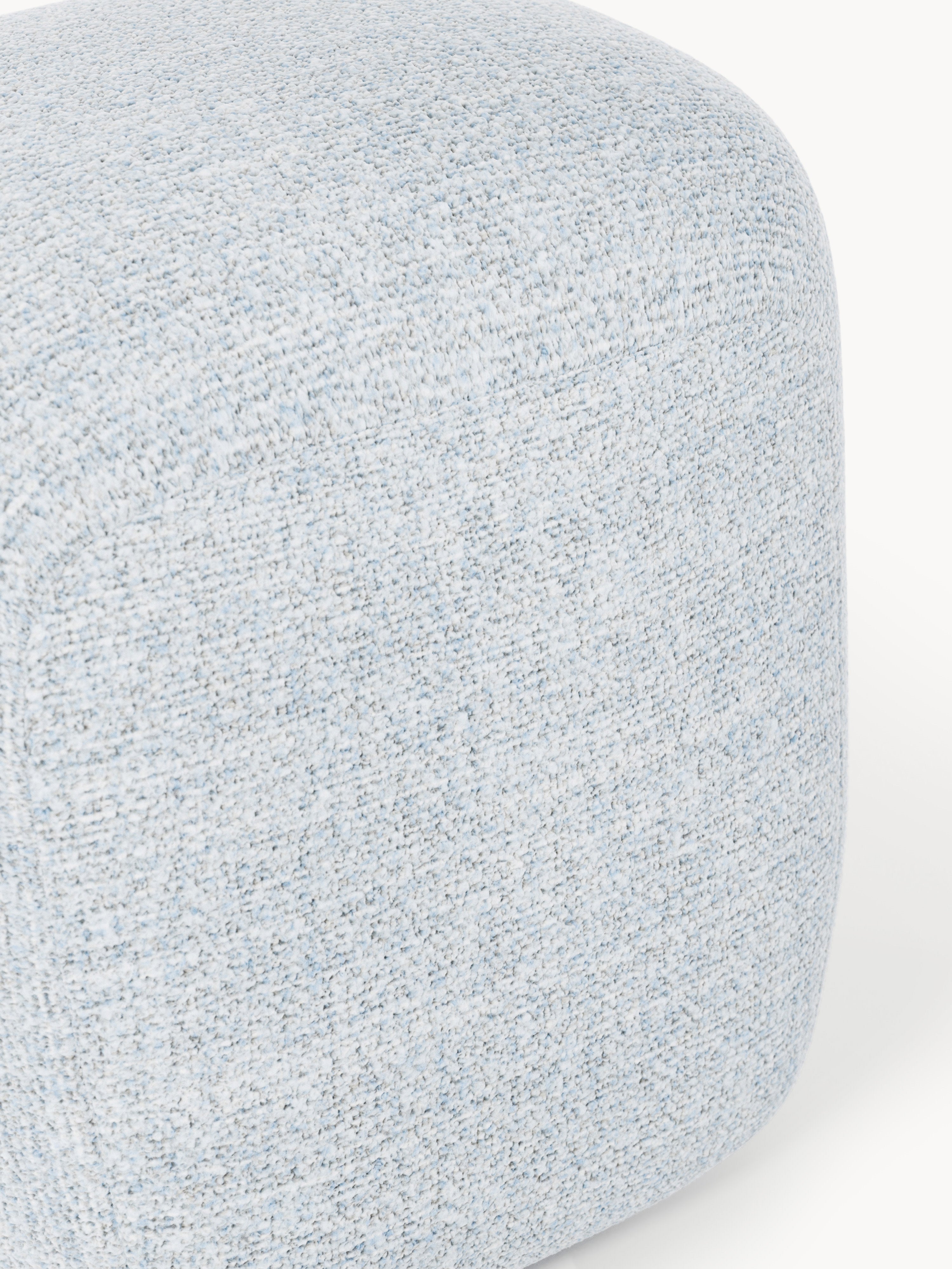 Hoher Bouclé-Sofa-Hocker Wolke