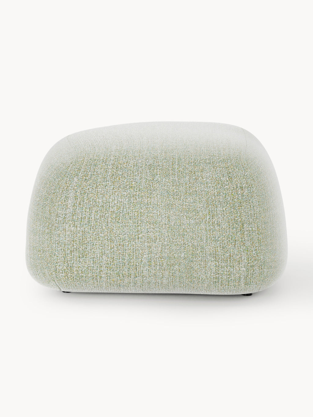 Ovaler Bouclé-Sofa-Hocker Wolke