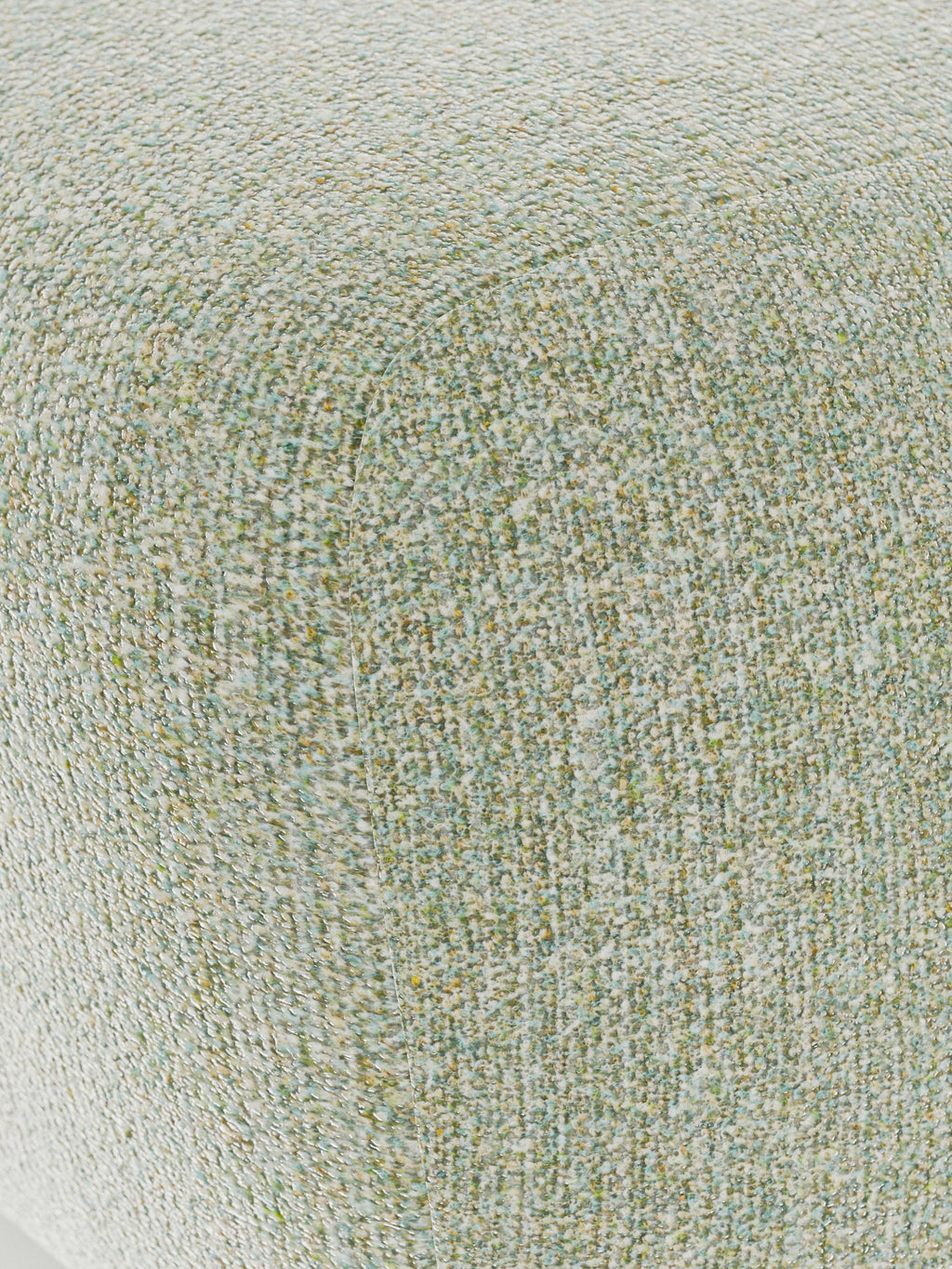 Ovaler Bouclé-Sofa-Hocker Wolke