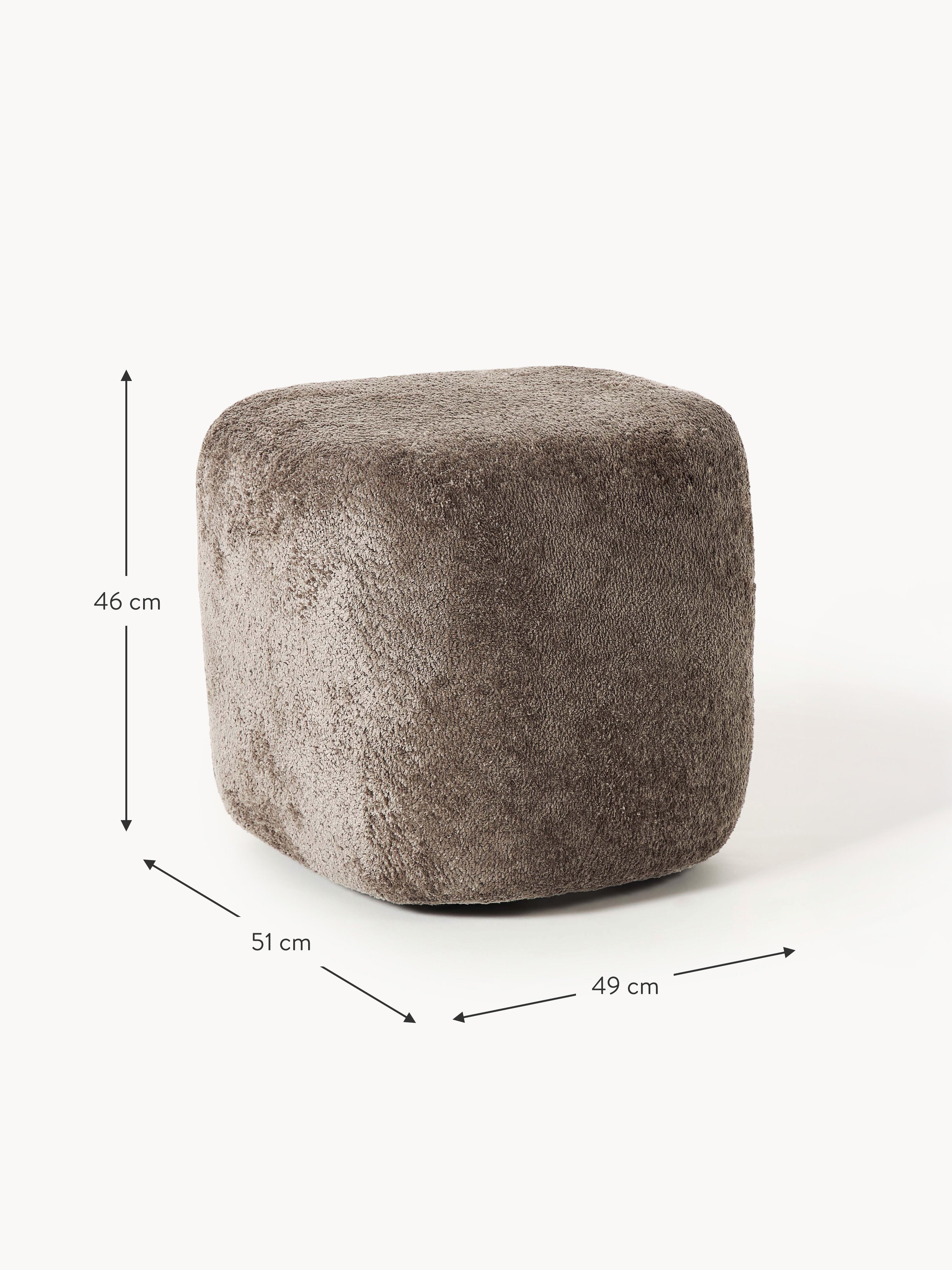 Hoher Teddy-Bouclé-Hocker Wolke