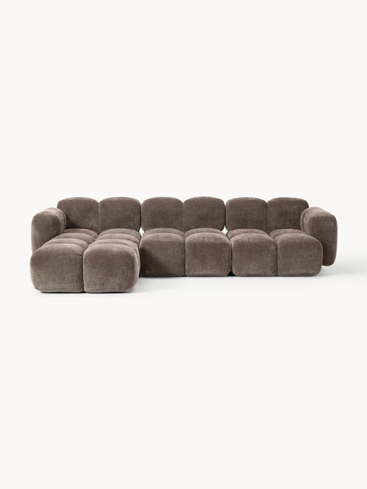 Galeriebild 1 - Modulares Sofa Tayla (4-Sitzer) mit Hocker (links/rechts)
