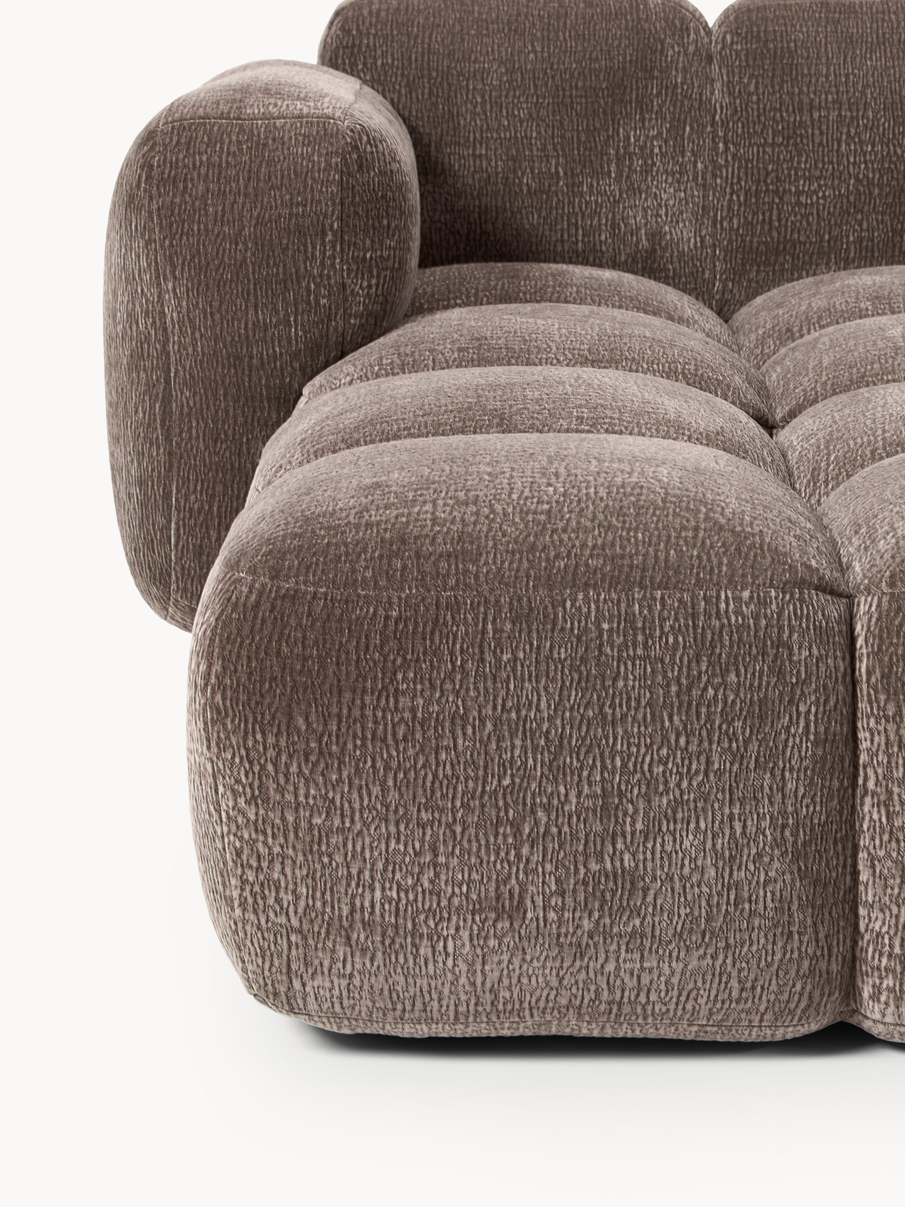 Modulares Sofa Tayla (4-Sitzer) mit Hocker (links/rechts)