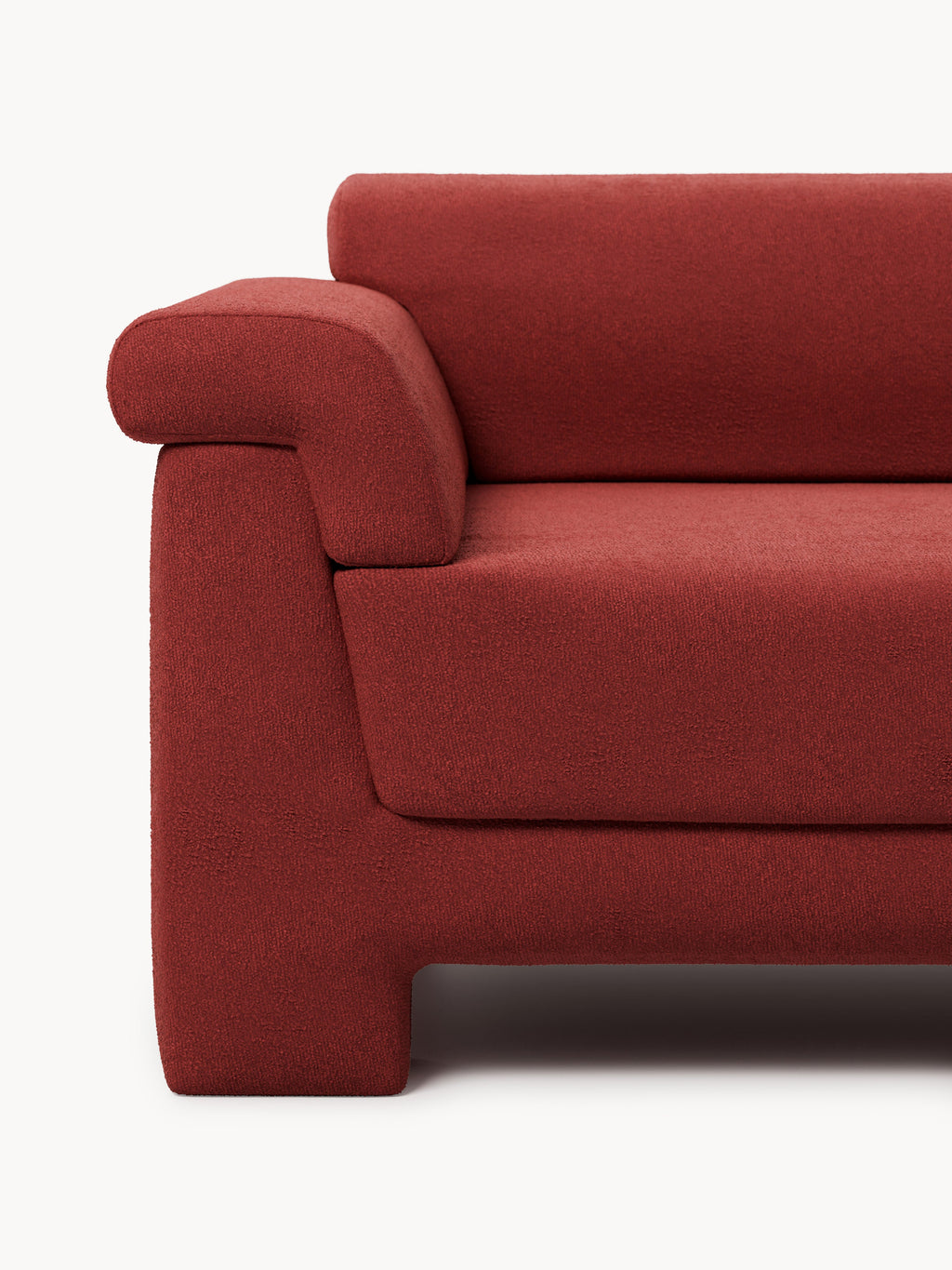 Bouclé-Sofa Atlas (4-Sitzer)