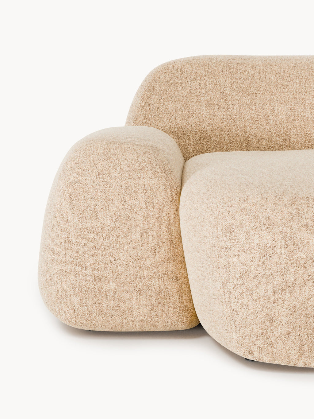 Bouclé-XL-Loungesessel Wolke