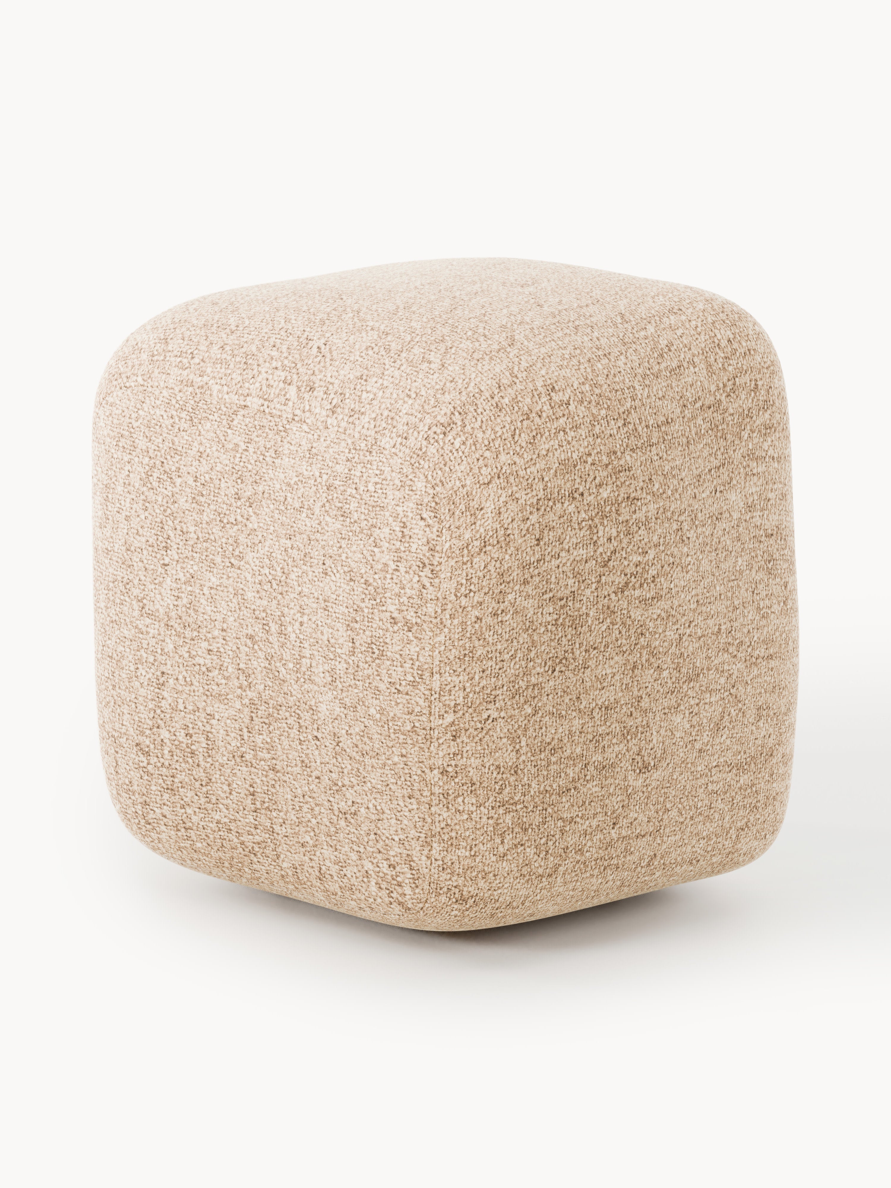 Galeriebild 1 - Hoher Bouclé-Sofa-Hocker Wolke