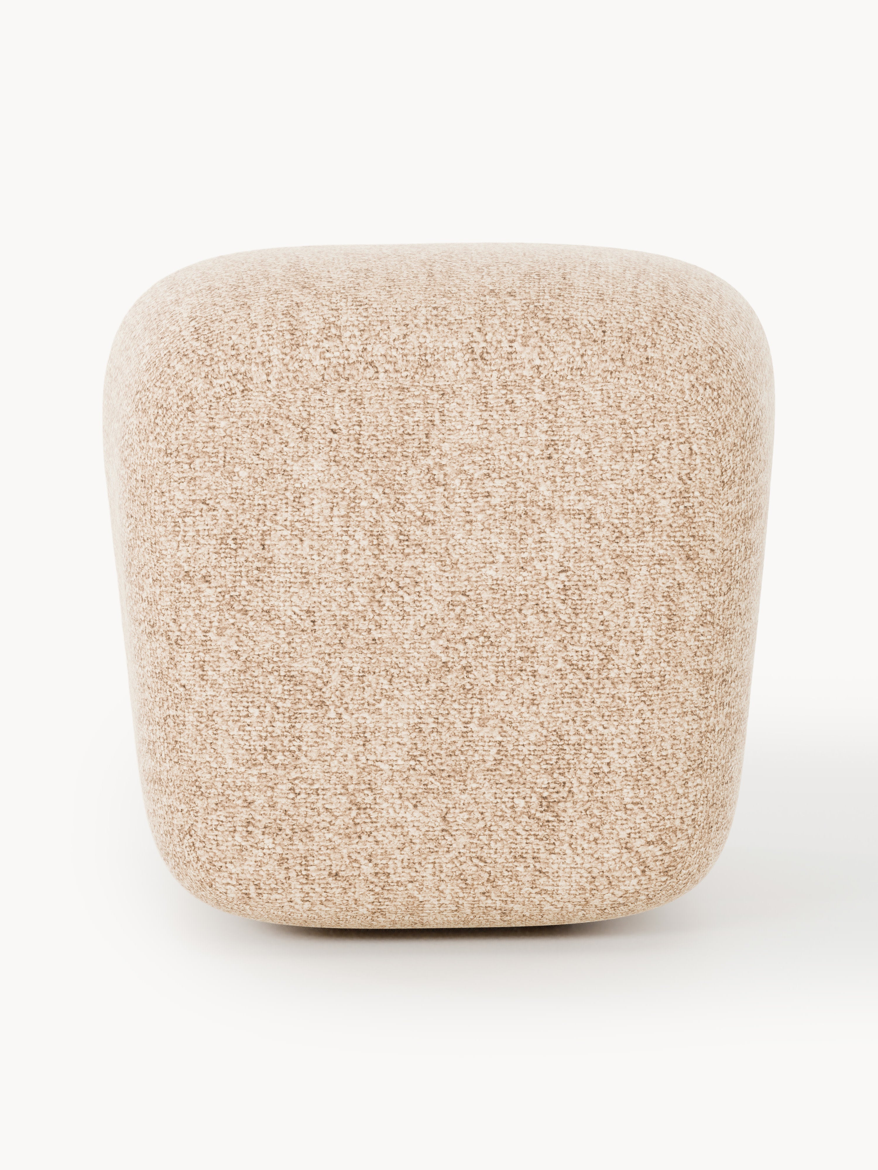 Hoher Bouclé-Sofa-Hocker Wolke