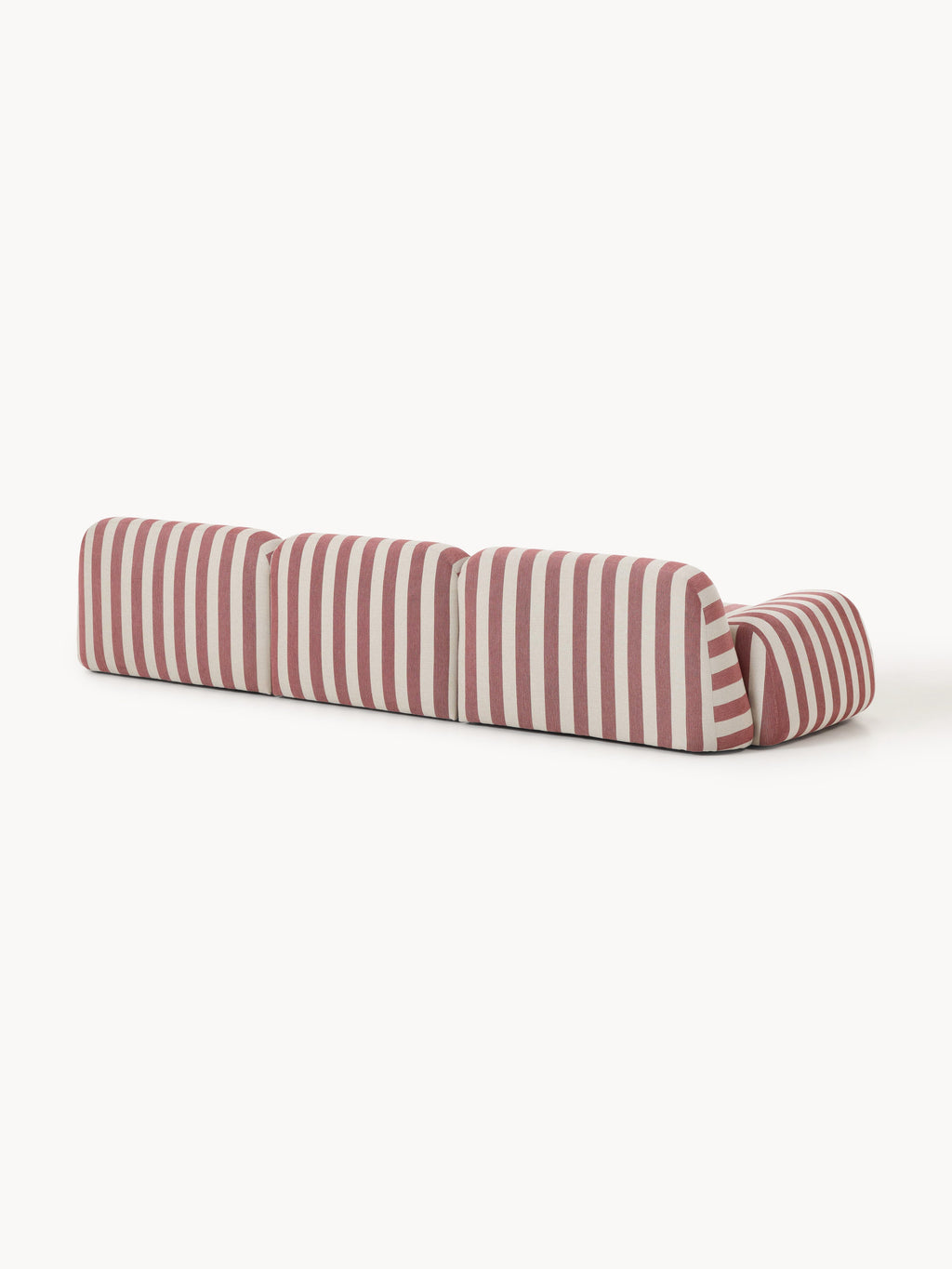 Modulares Gestreiftes Sofa Wolke (4-Sitzer)