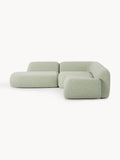 Galeriebild 1 - Modulares Bouclé-Ecksofa Wolke (4-Sitzer) mit Chaiselongue