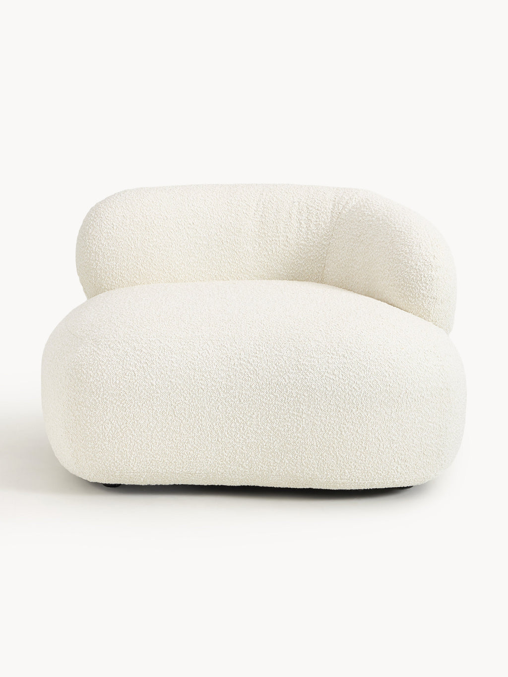 Bouclé-Loungesessel Alba