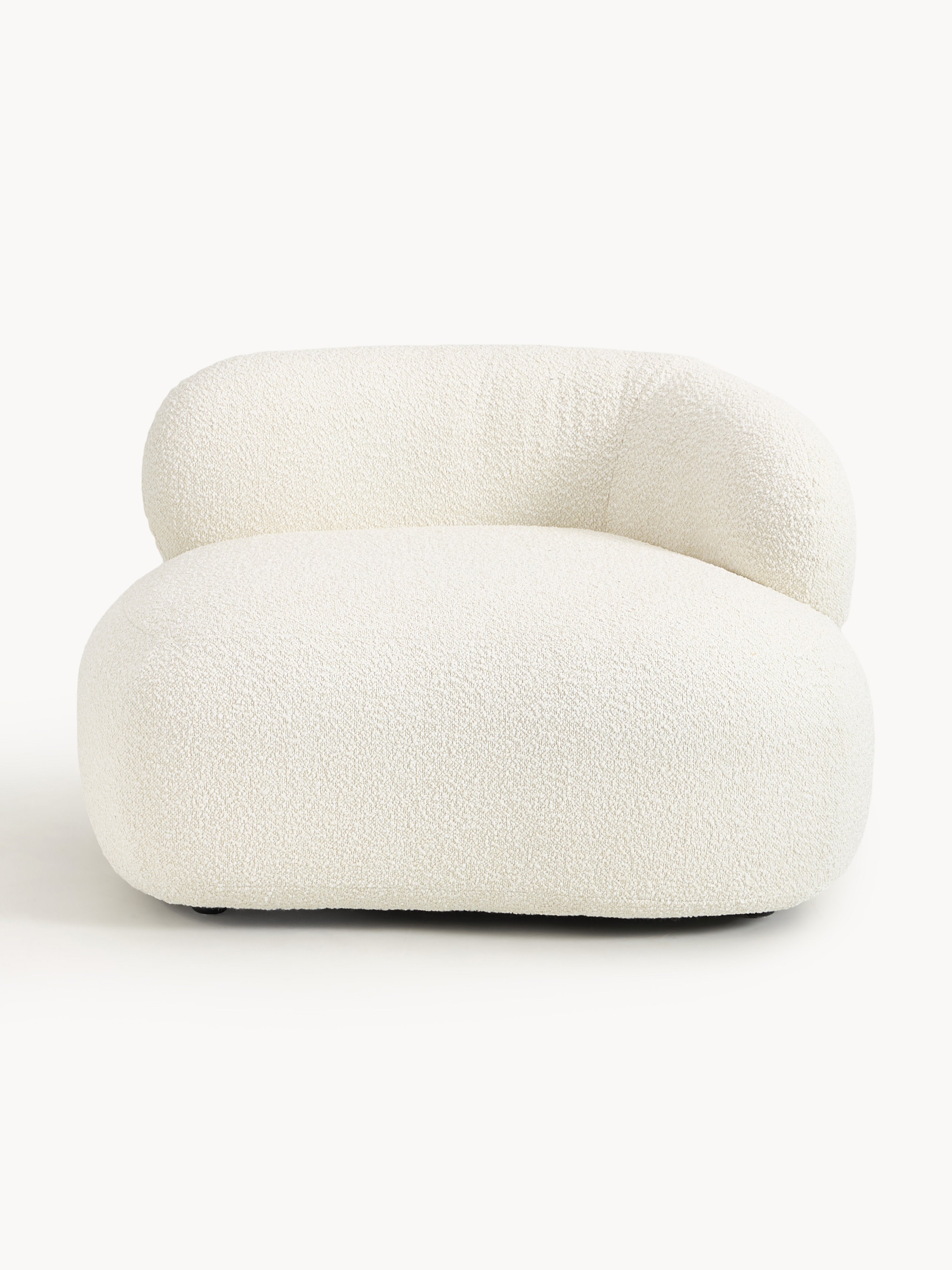 Bouclé-Loungesessel Alba