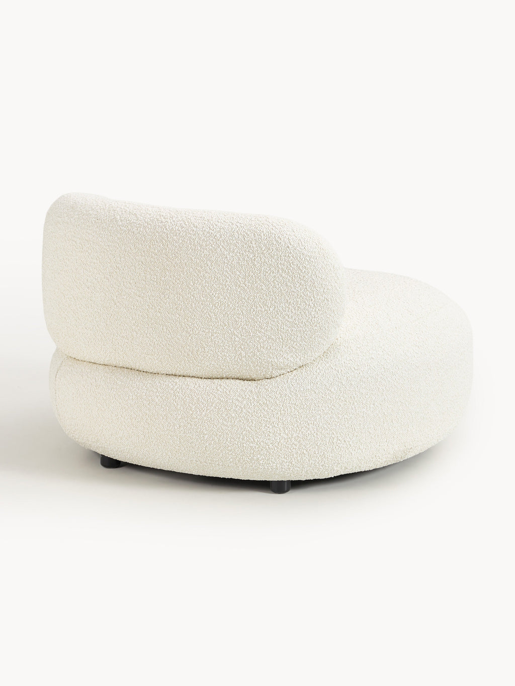 Bouclé-Loungesessel Alba