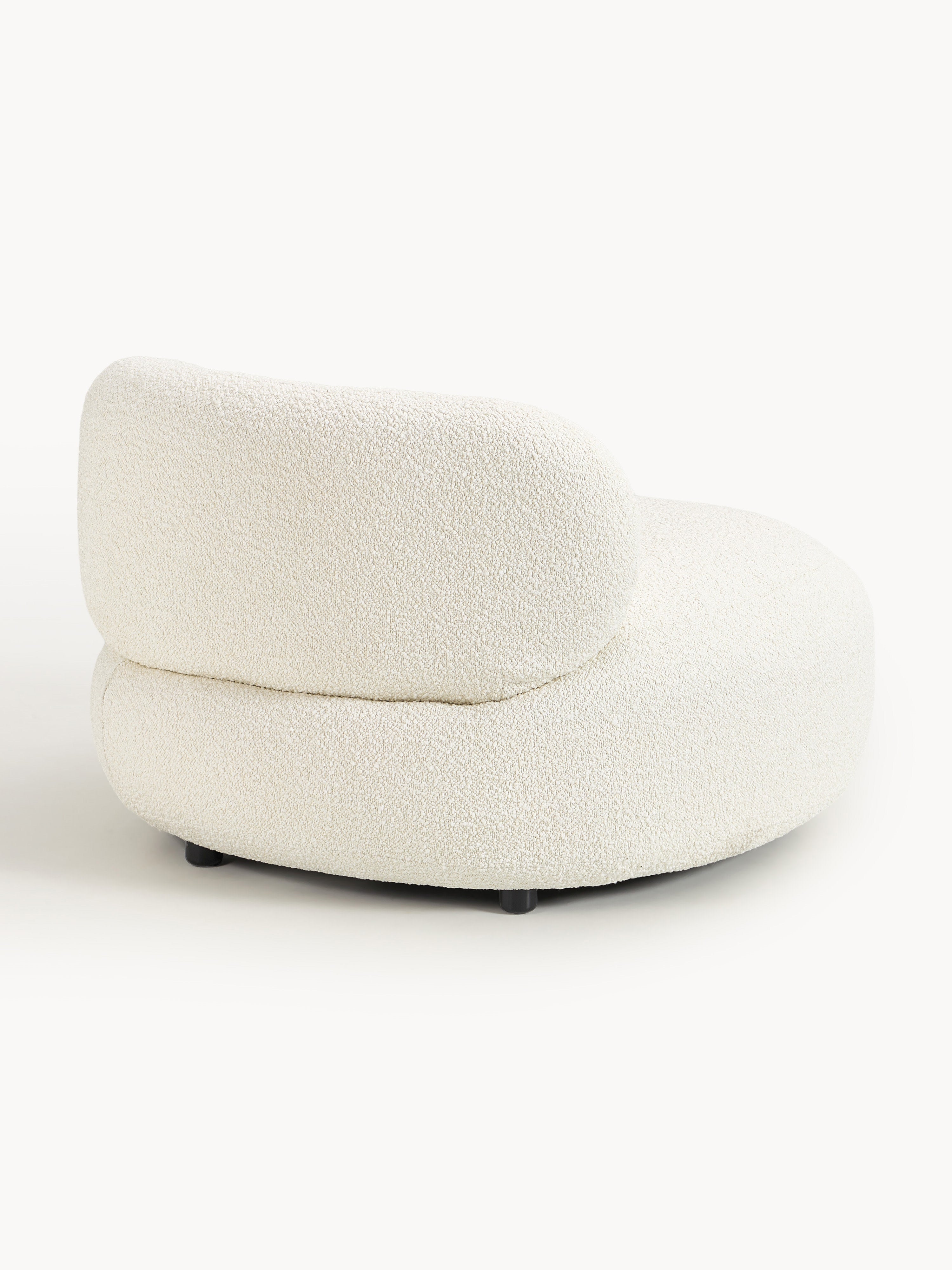 Bouclé-Loungesessel Alba