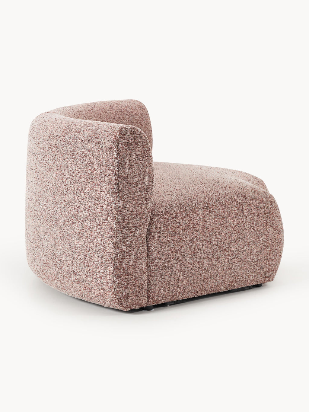 Rundes Bouclé-Eckmodul Sofia