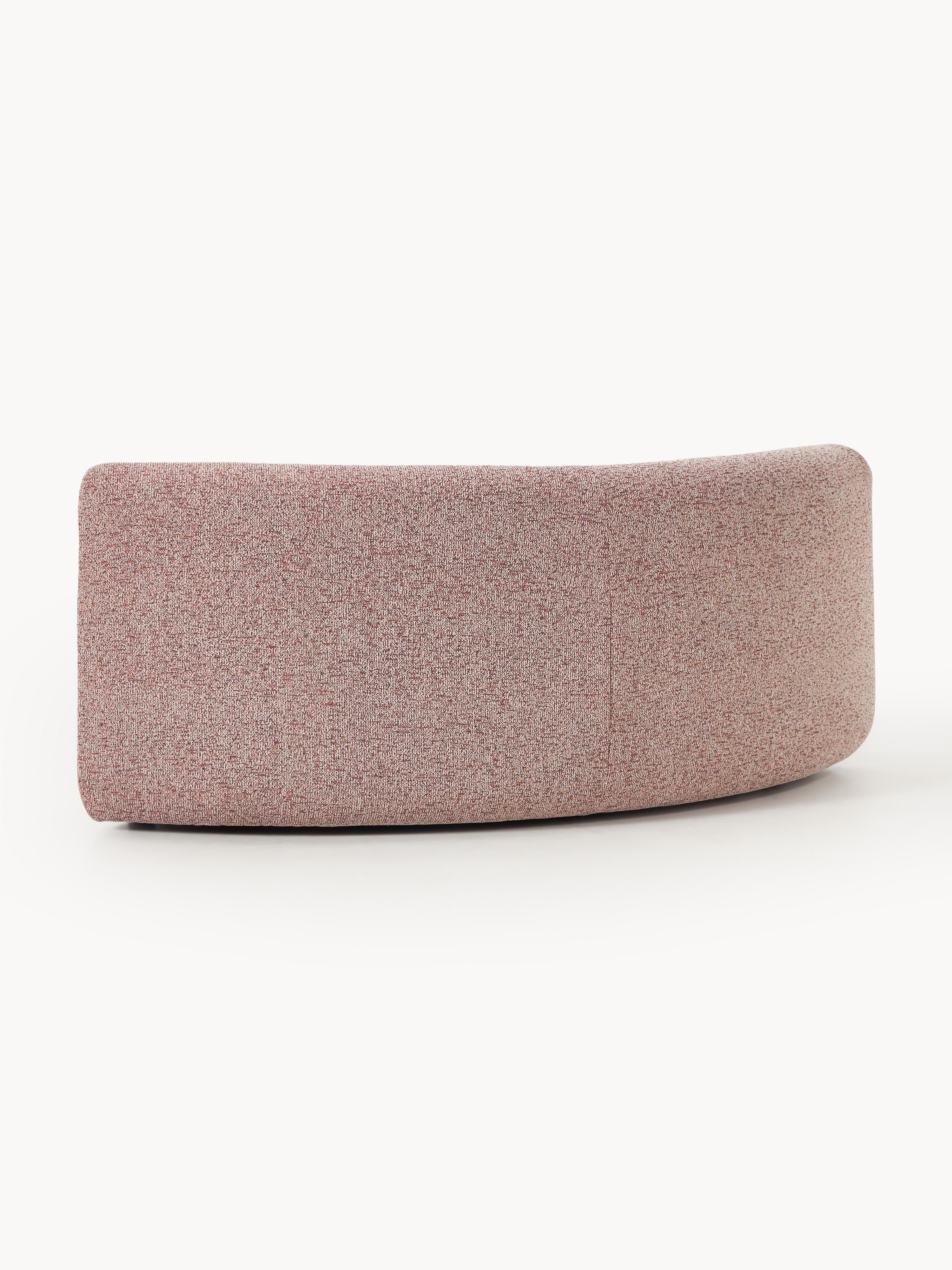 Rundes Bouclé-Eckmodul Sofia