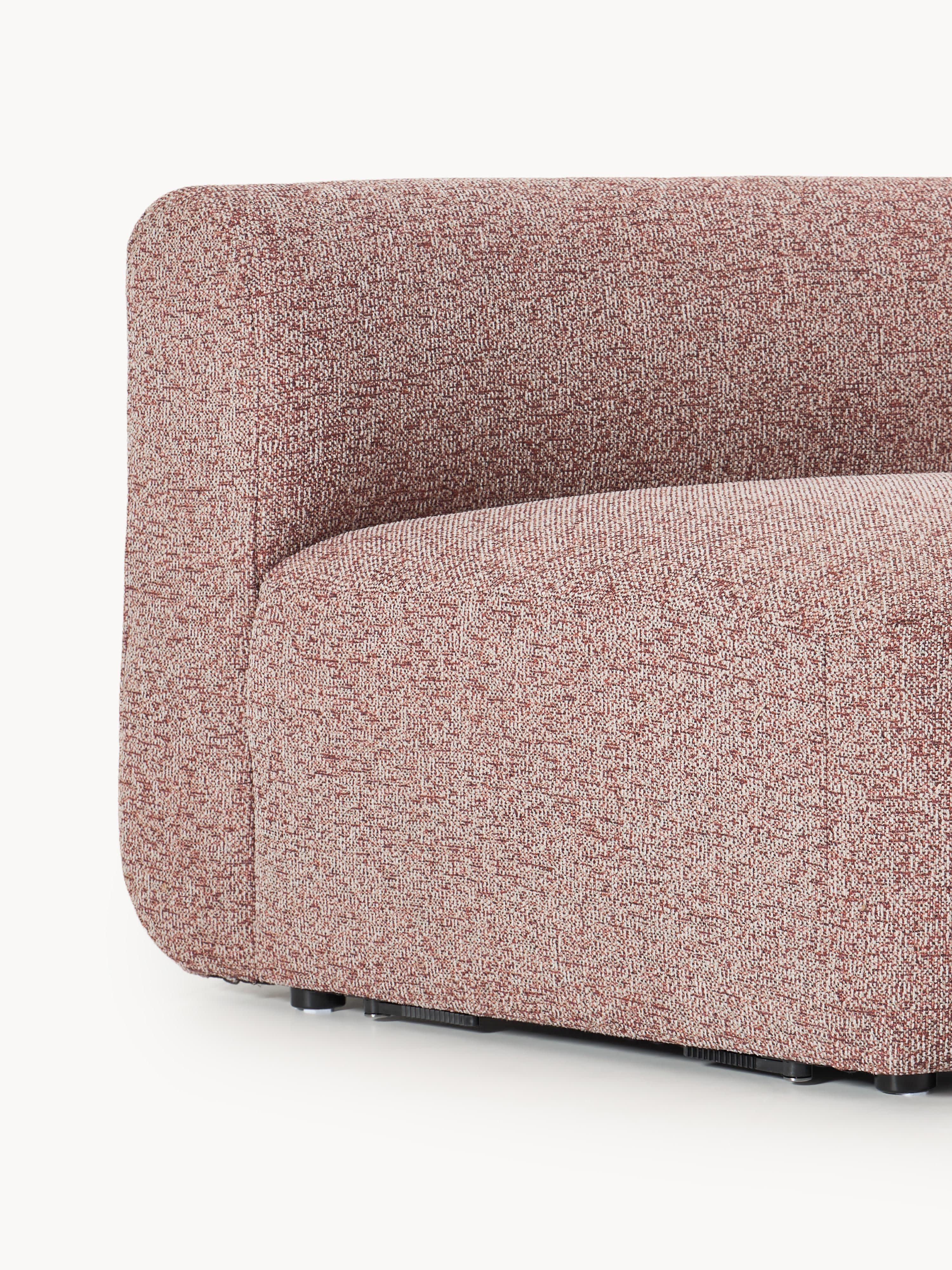 Rundes Bouclé-Eckmodul Sofia