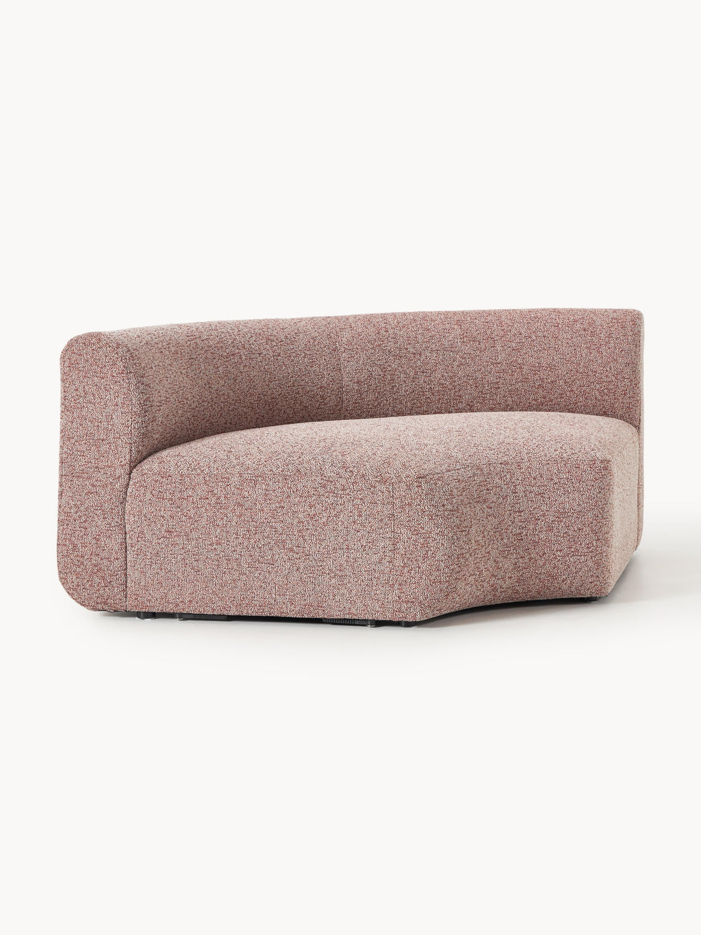 Rundes Bouclé-Eckmodul Sofia