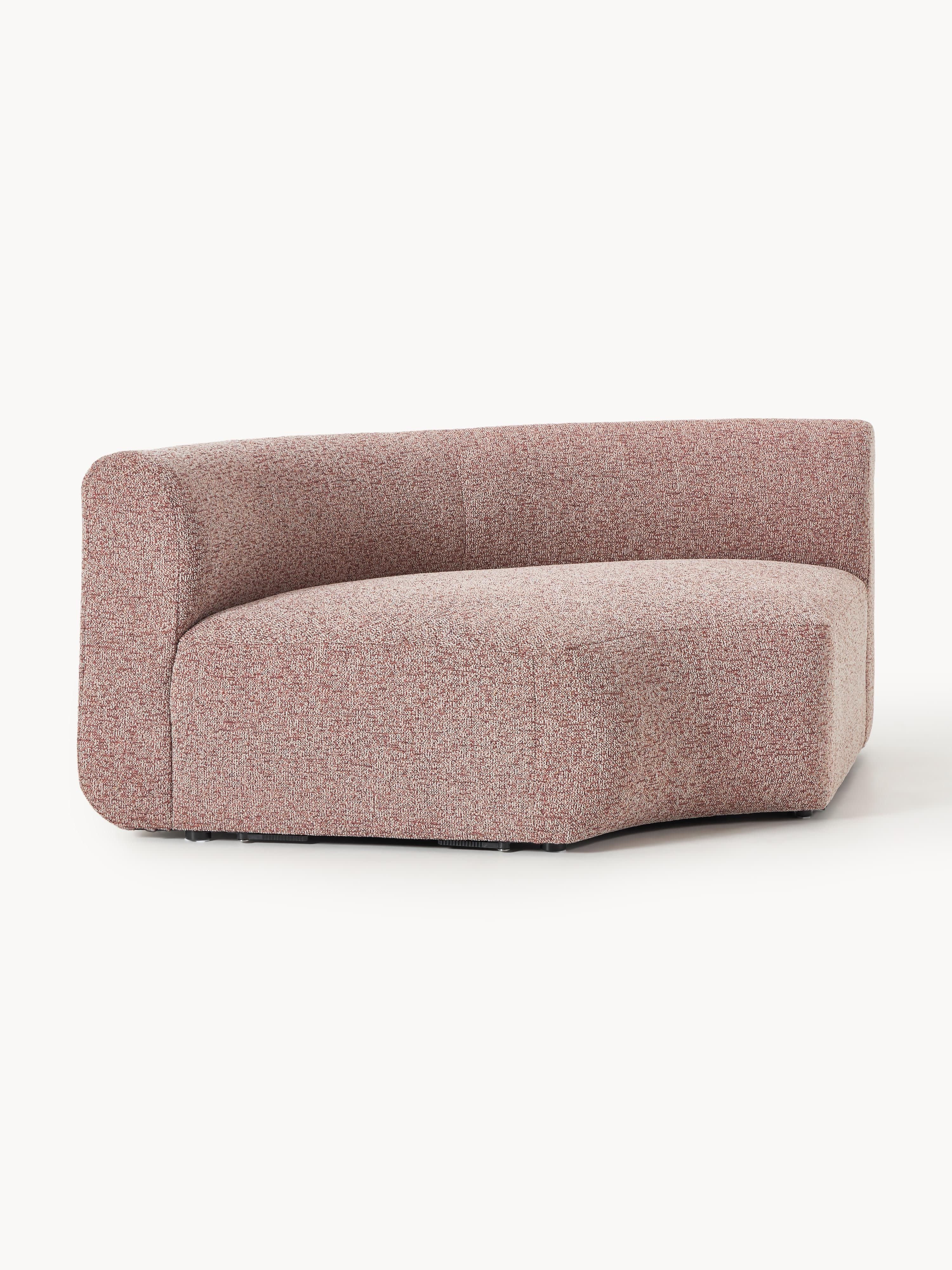 Rundes Bouclé-Eckmodul Sofia