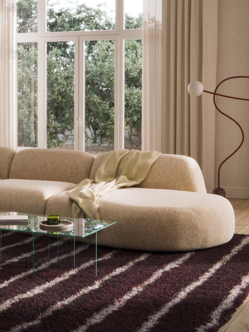 Bouclé-Chaise-Modul Wolke