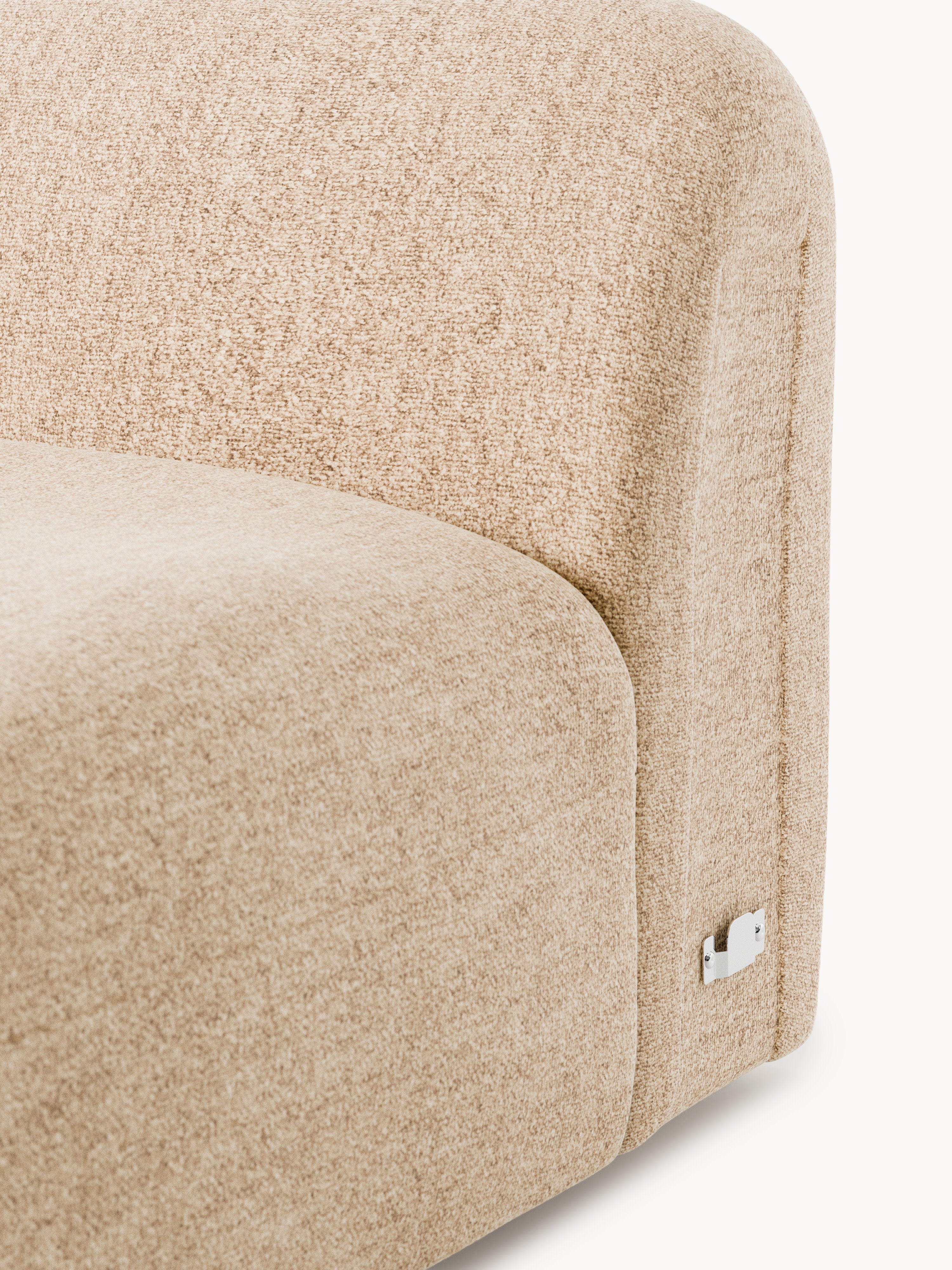 Bouclé-Chaise-Modul Wolke