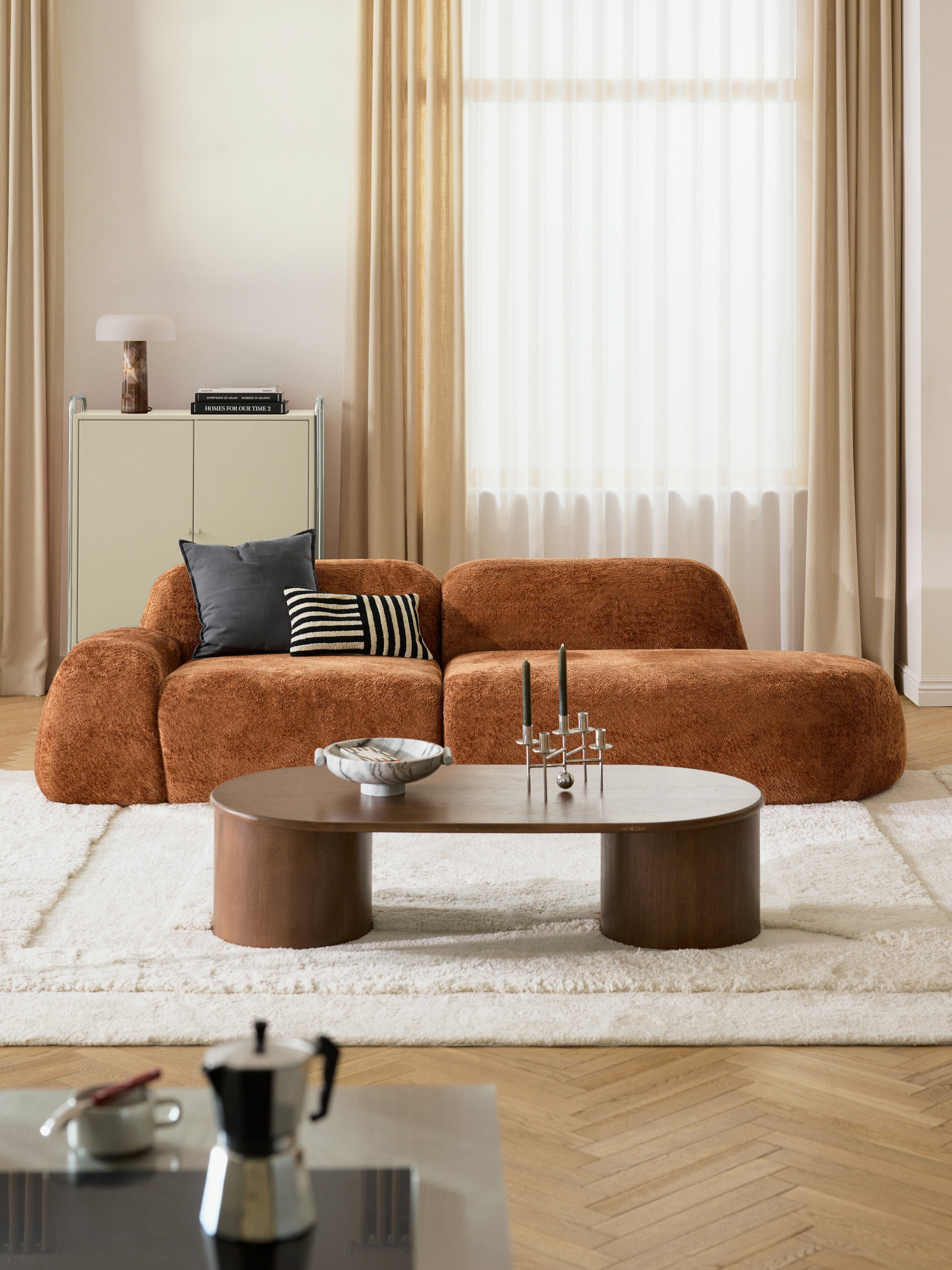 Teddy-Bouclé-Chaise Wolke