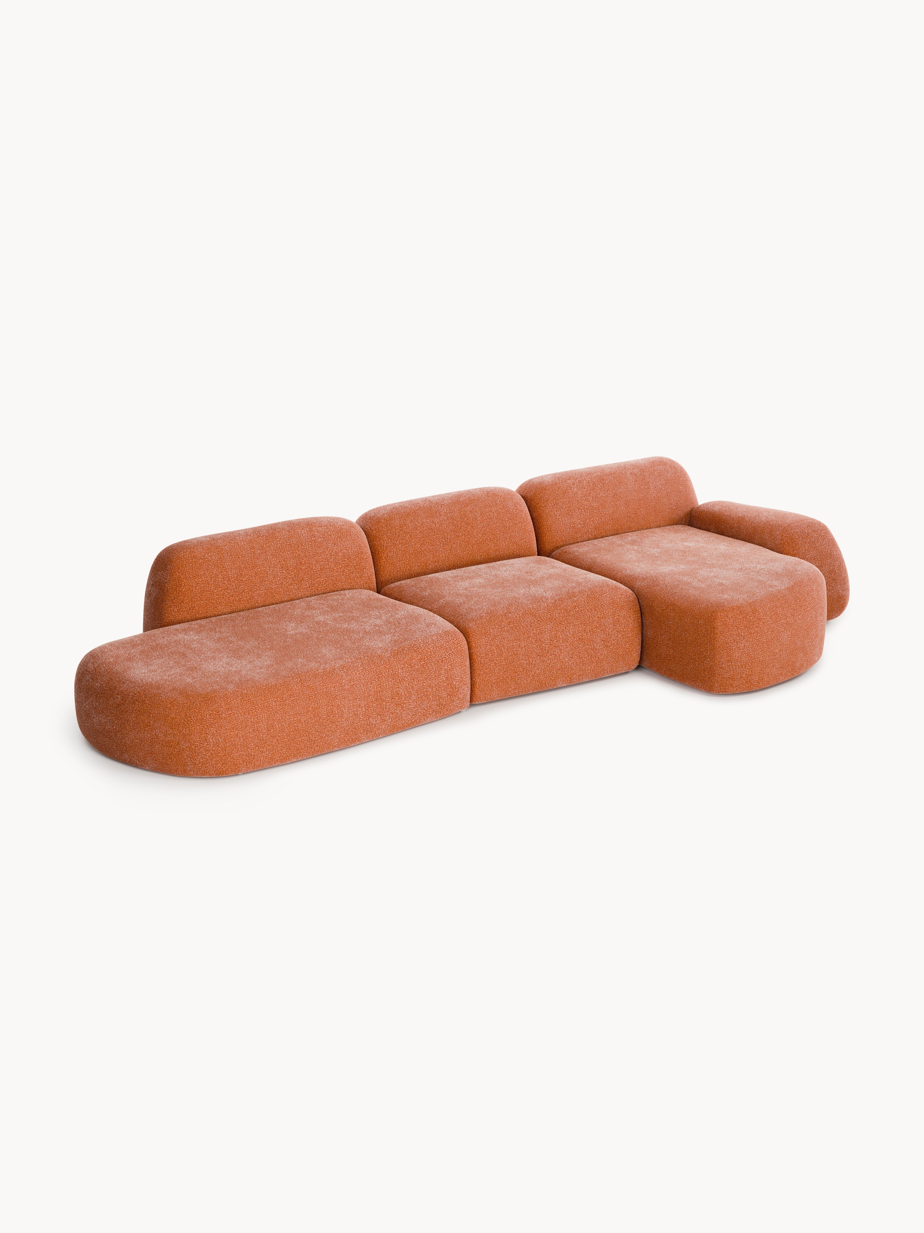 Modulares Ecksofa Wolke (4-Sitzer) mit Chaiselongue